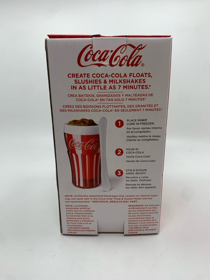NIB COCA COLA FLOAT AND SLUSHIE MAKER.