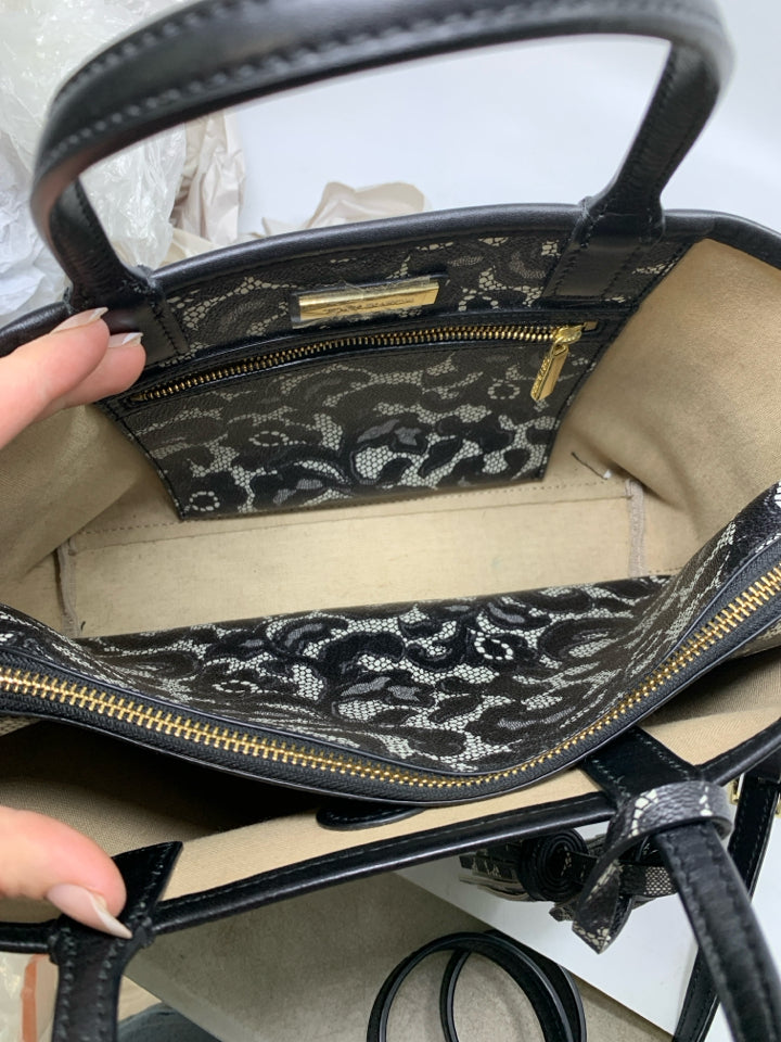 Tory Burch Robinson Ferrara Lace Tote Bag Purse