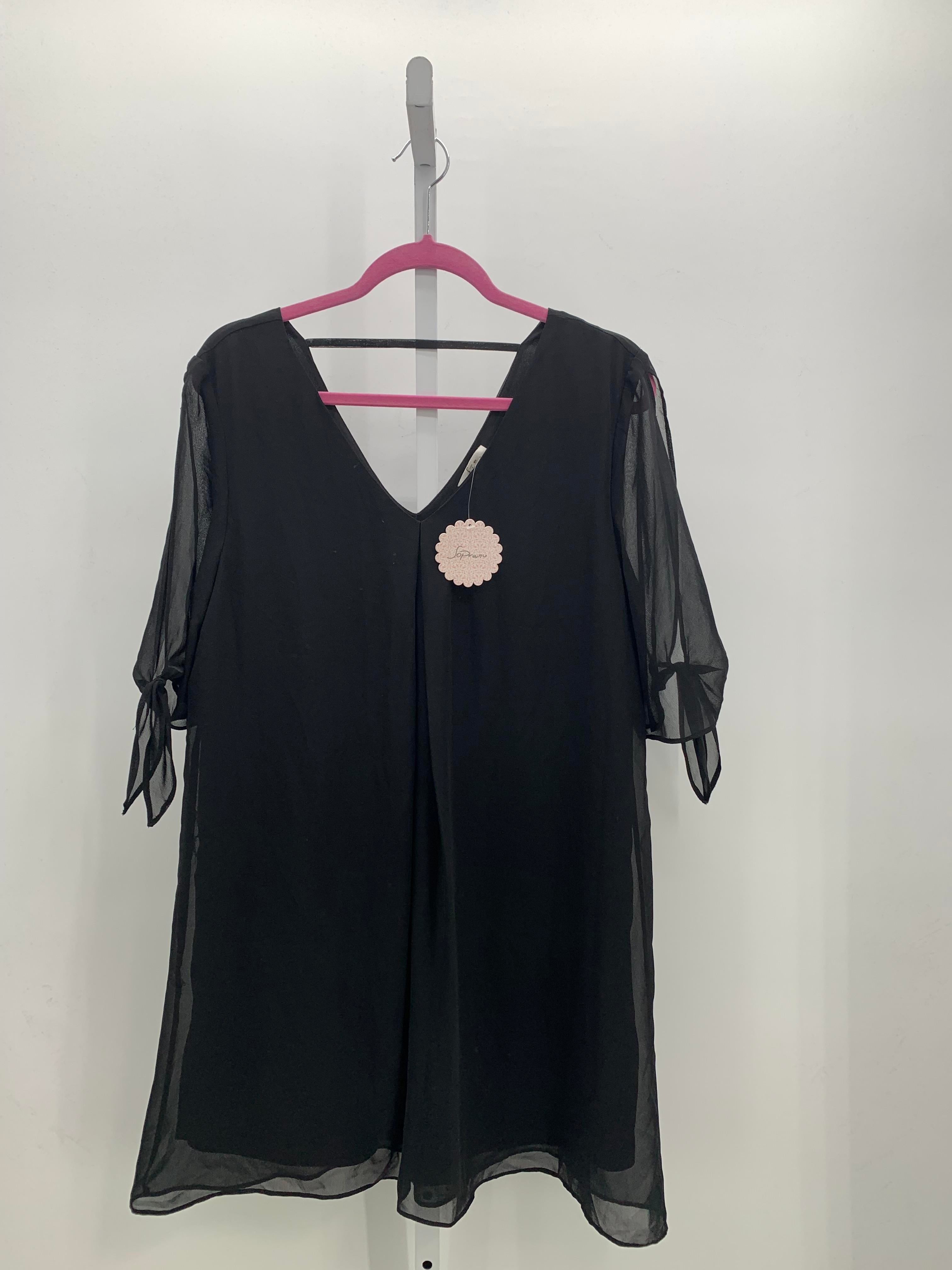 Soprano Size Extra Large Misses Short Sleeve Dress