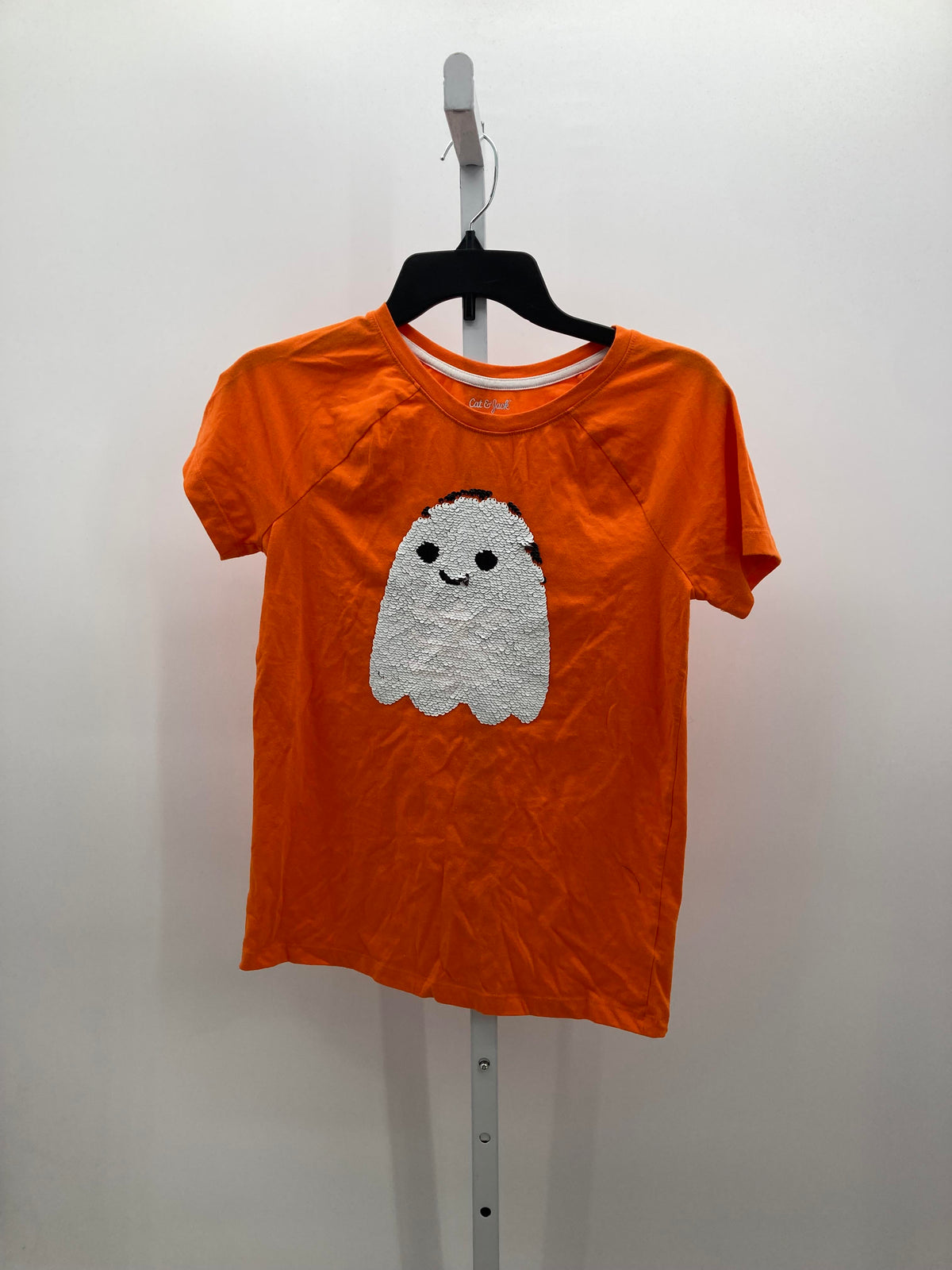 SHORT SLV SHIRT SEQUINS GHOST