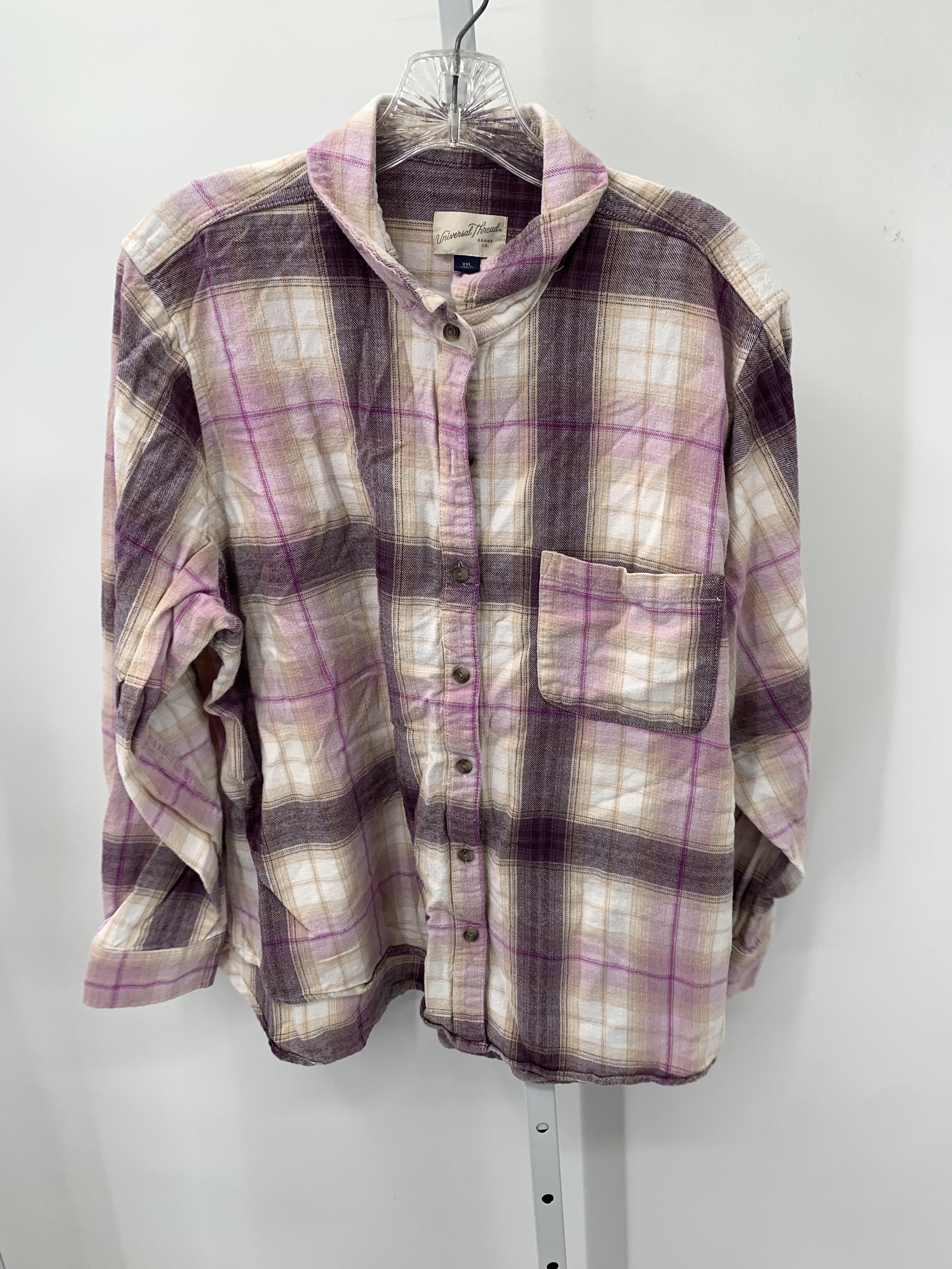 Universal Thread Size XXL Misses Long Sleeve Shirt