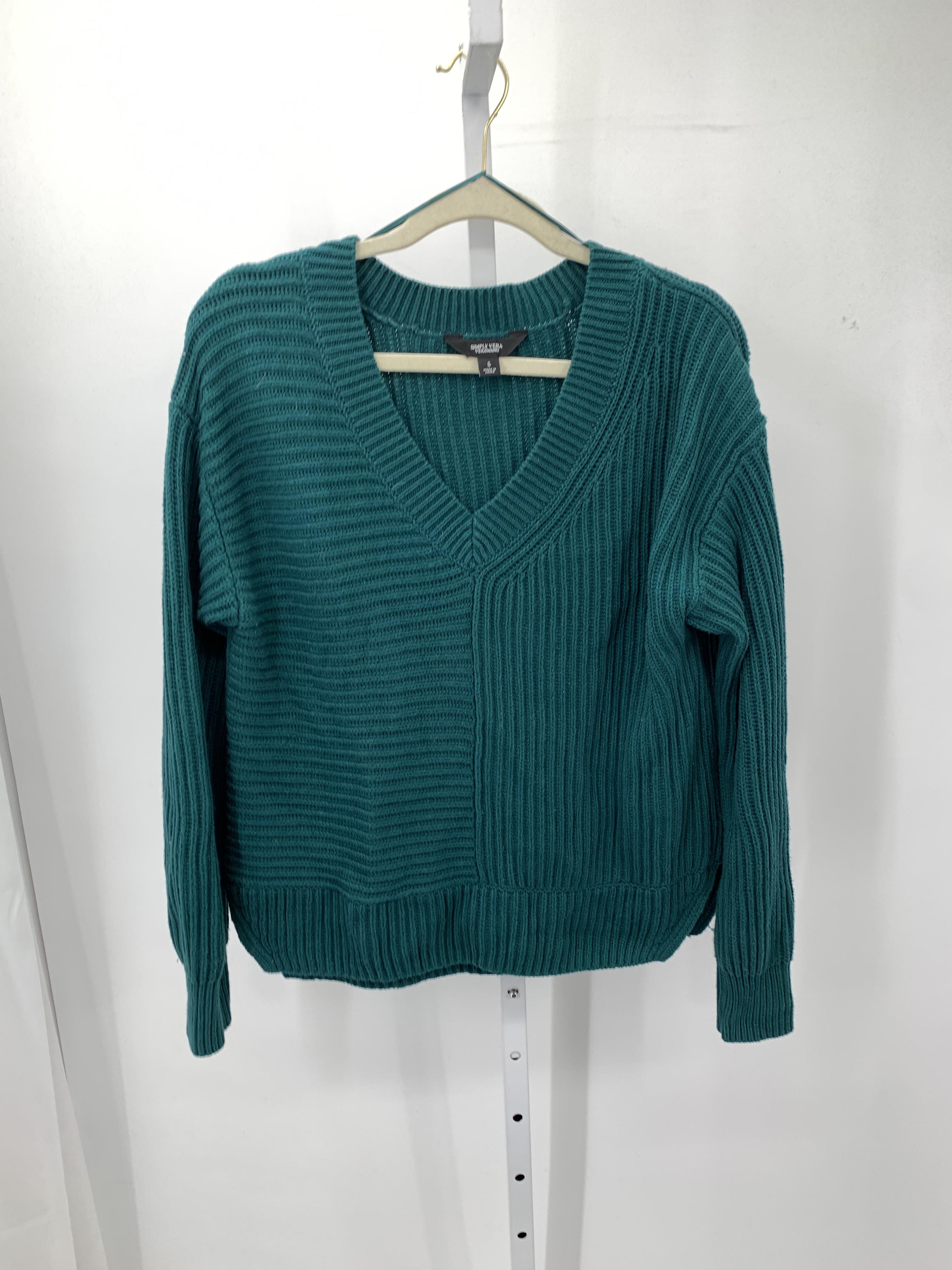 Vera Wang Size Small Misses Long Slv Sweater