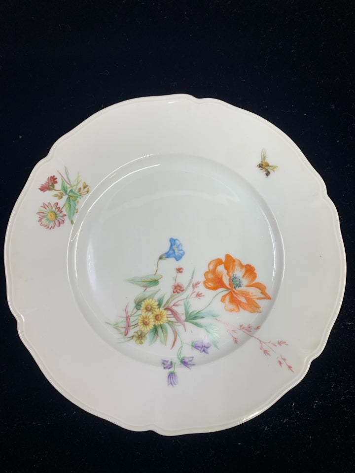 12PC FLORAL DISH SET-SVC 4.