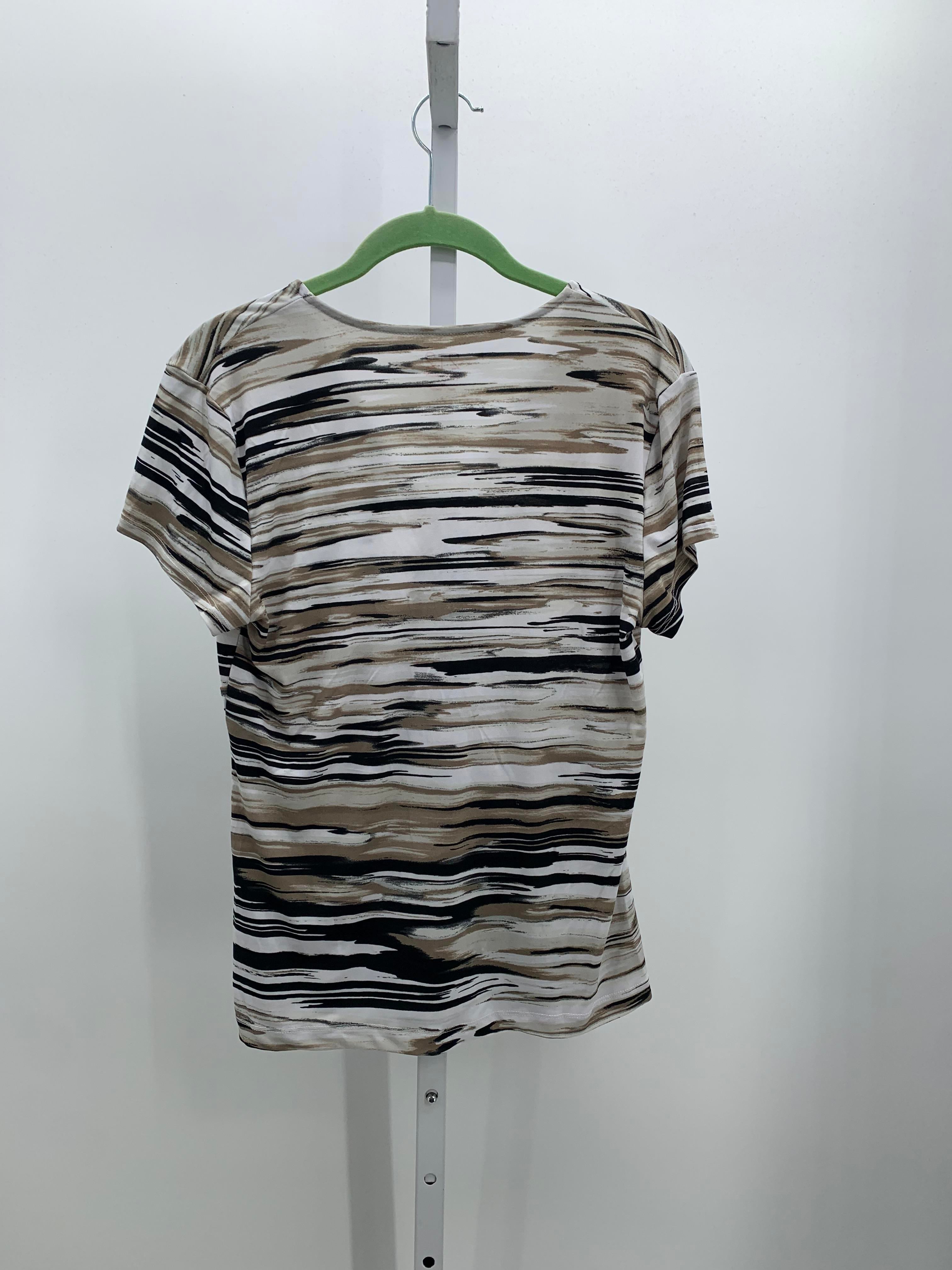 212 Collection Size Medium Misses Short Sleeve Shirt