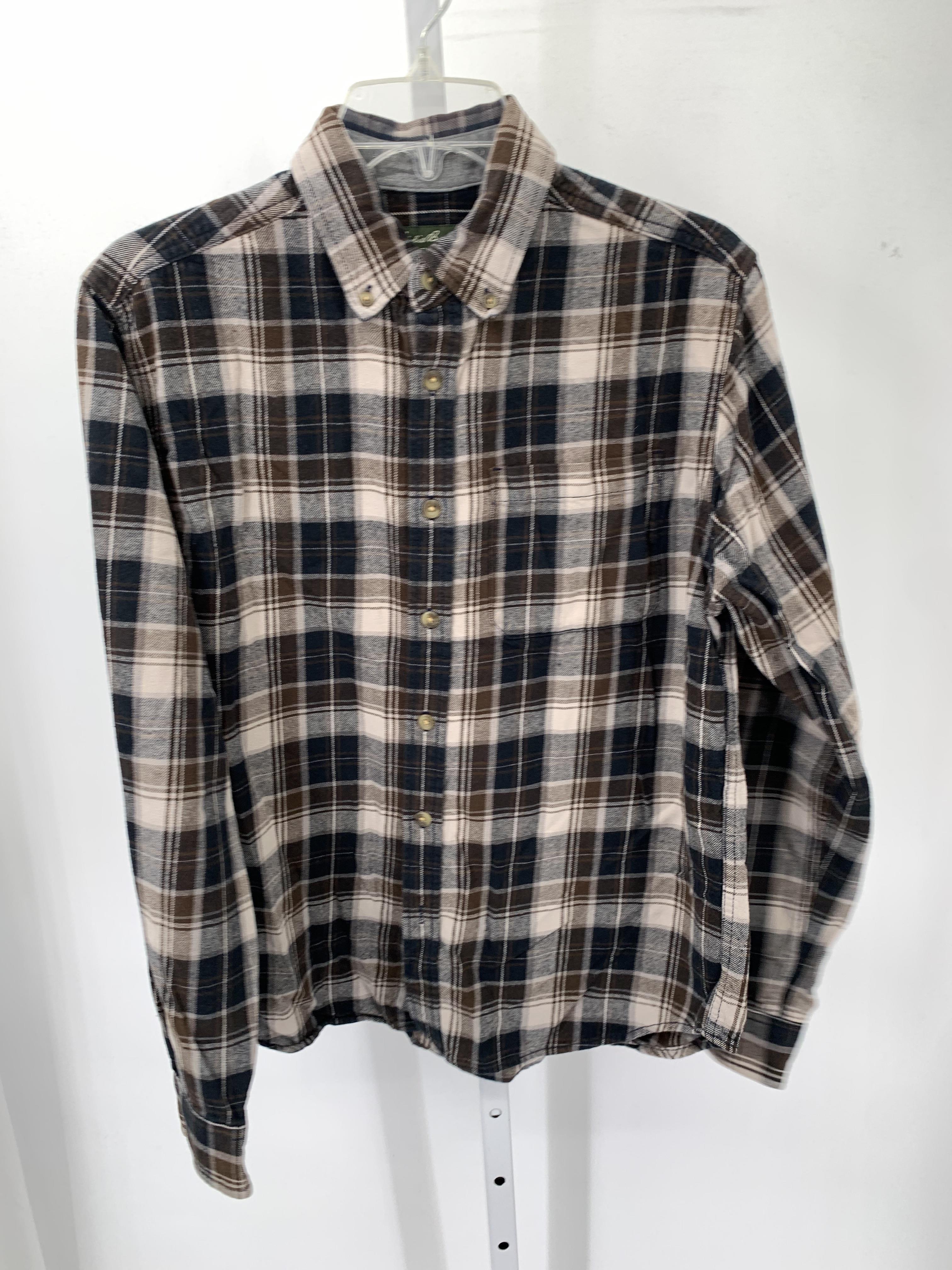 PLAID BTN DOWN