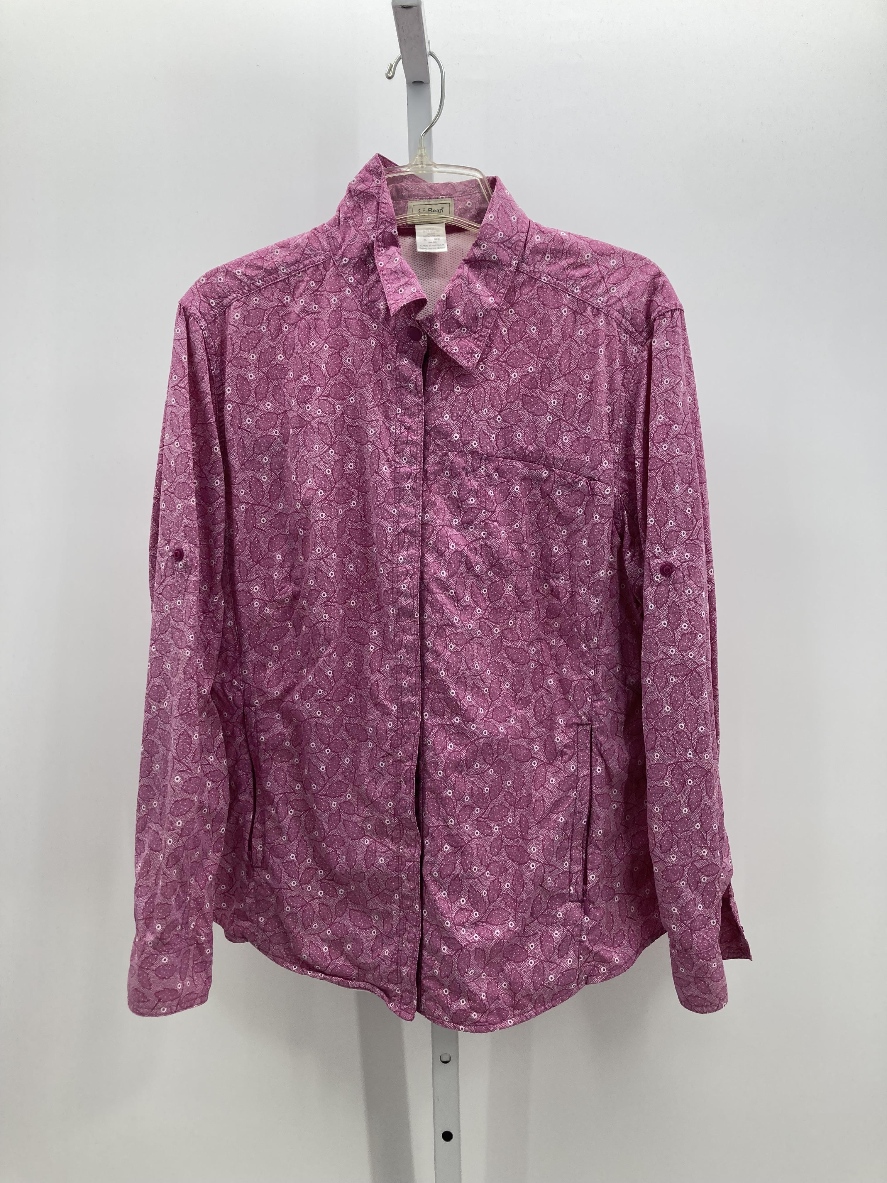 LL Bean Size Extra Large Misses Long Sleeve Shirt