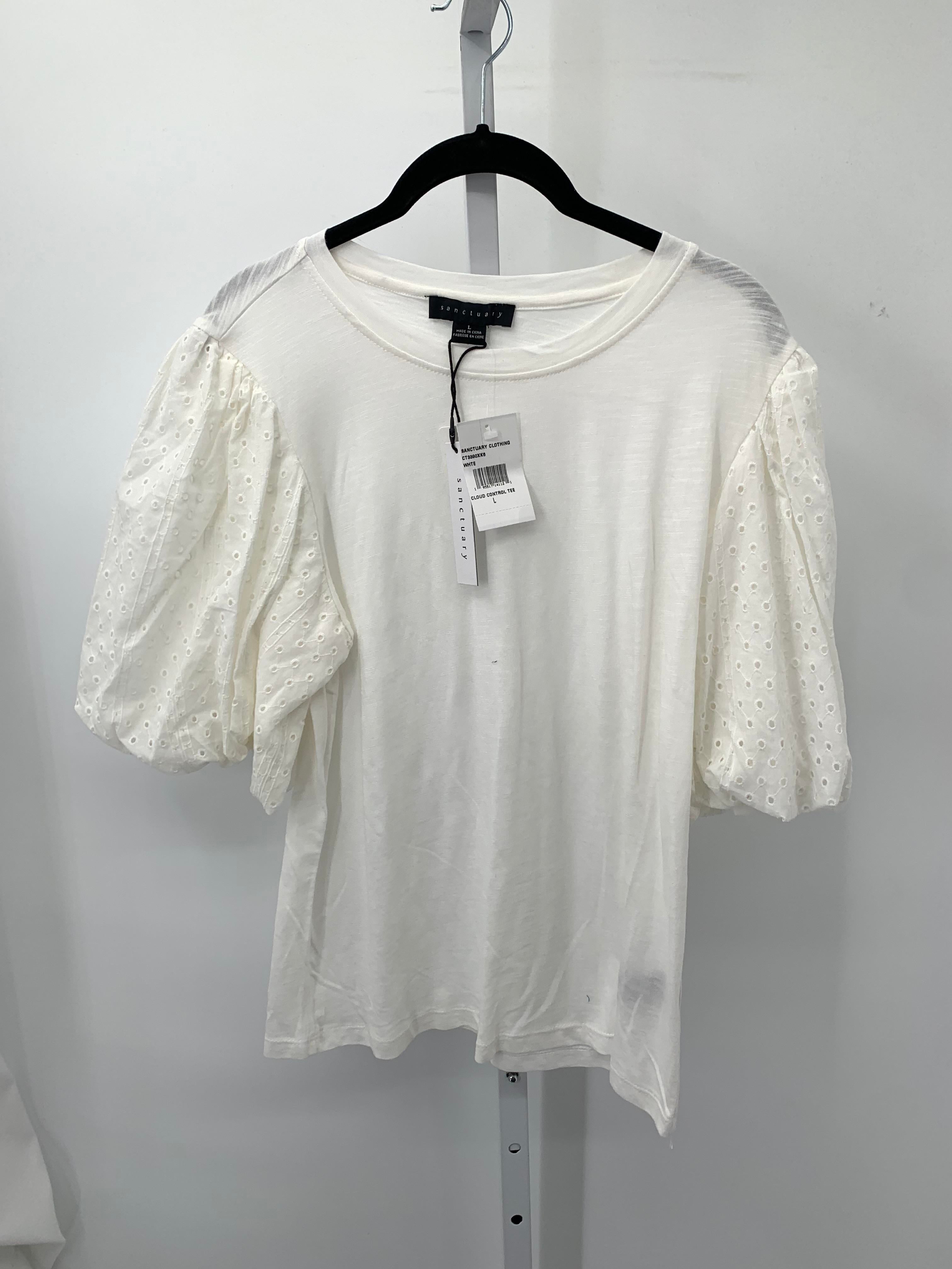 sanctuary Size Large Misses Short Sleeve Shirt