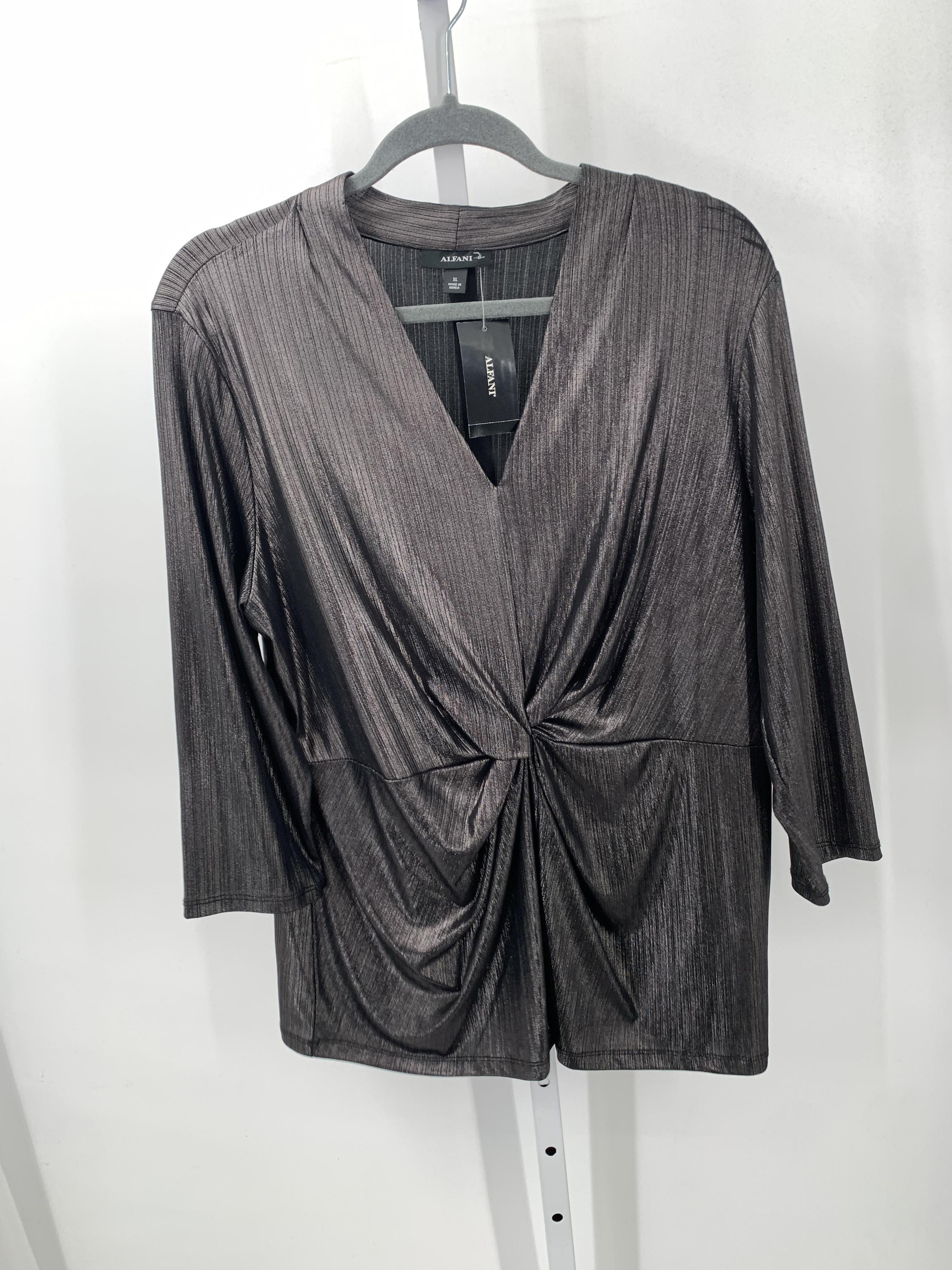 Alfani Size Extra Large Misses 3/4 Sleeve Shirt