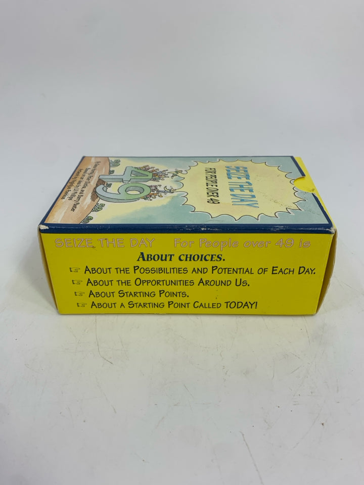 NIB "SEIZE THE DAY" CARD GAME