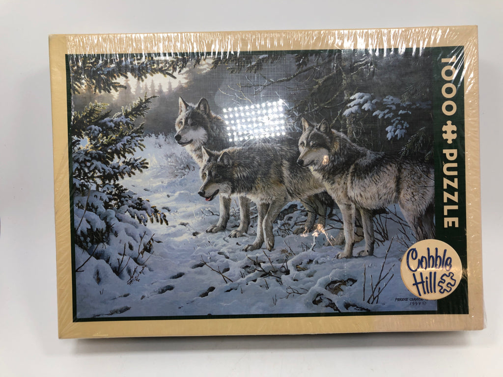NIB WOLF PUZZLE.
