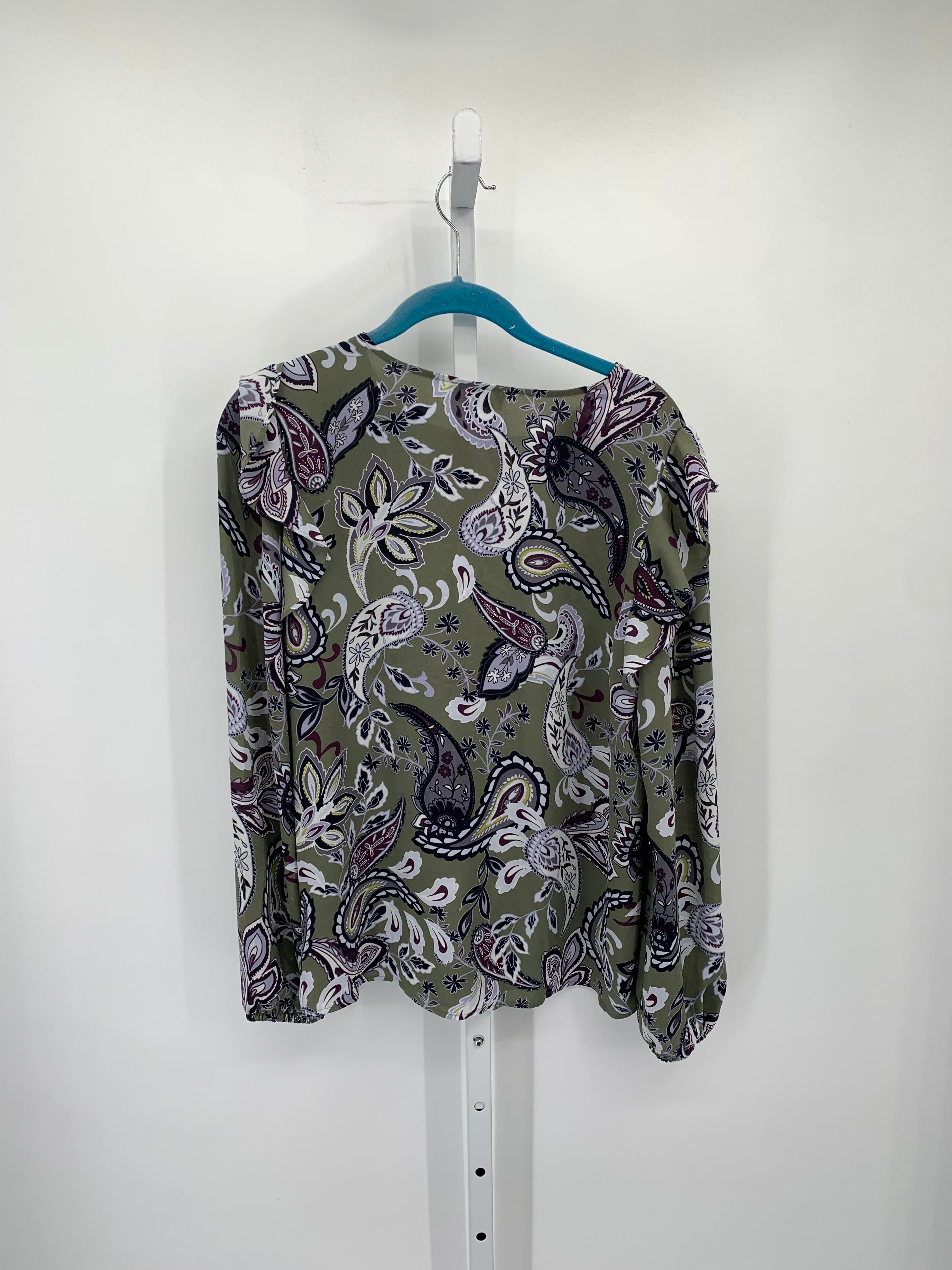 Loft Size Medium Misses Long Sleeve Shirt