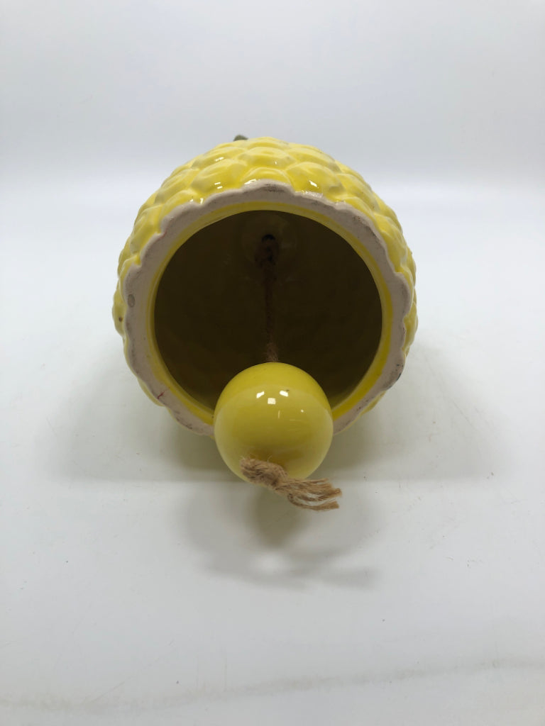 CERAMIC PINEAPPLE BELL.