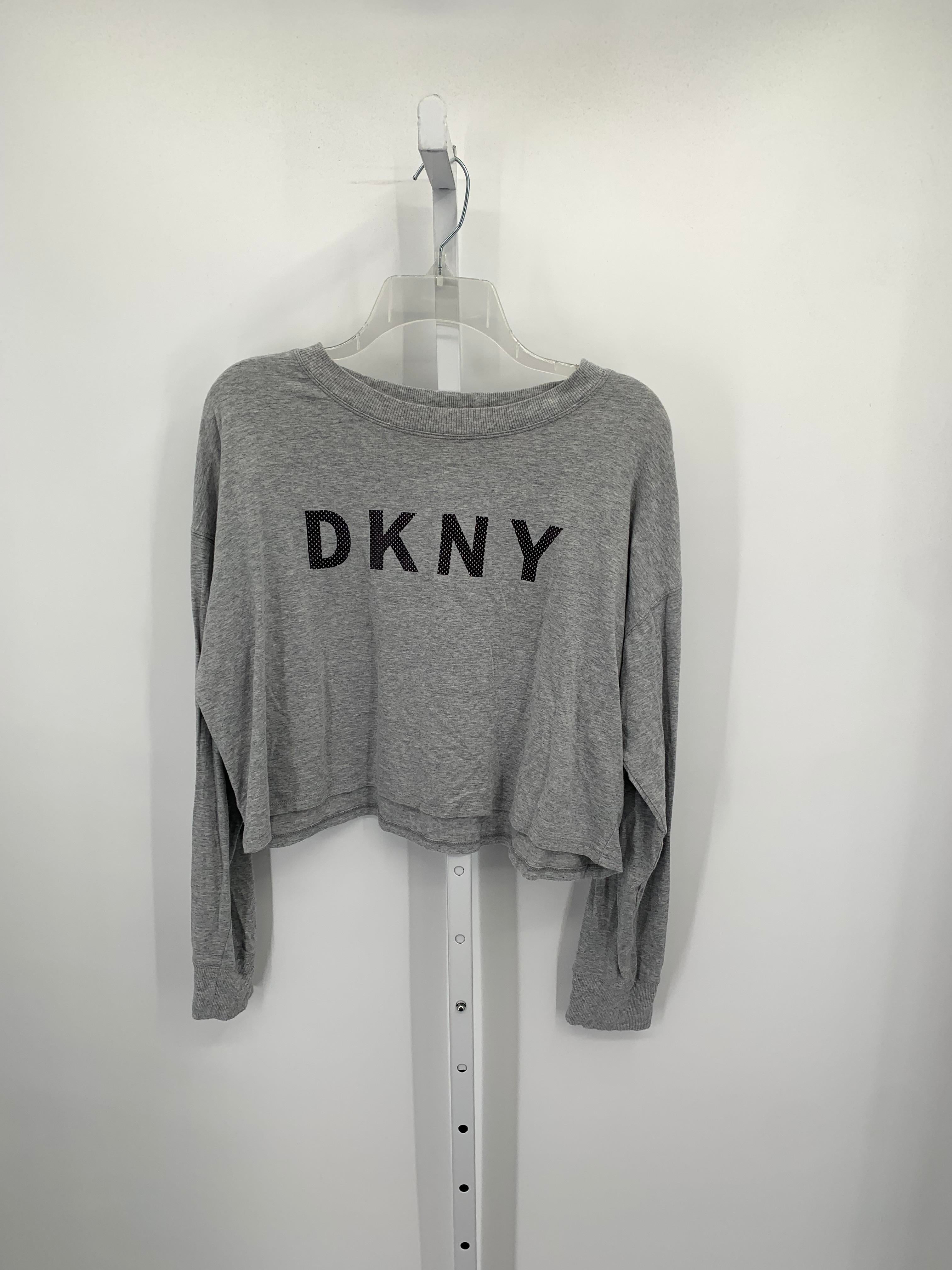 DKNY Size Large Juniors Long Sleeve Shirt