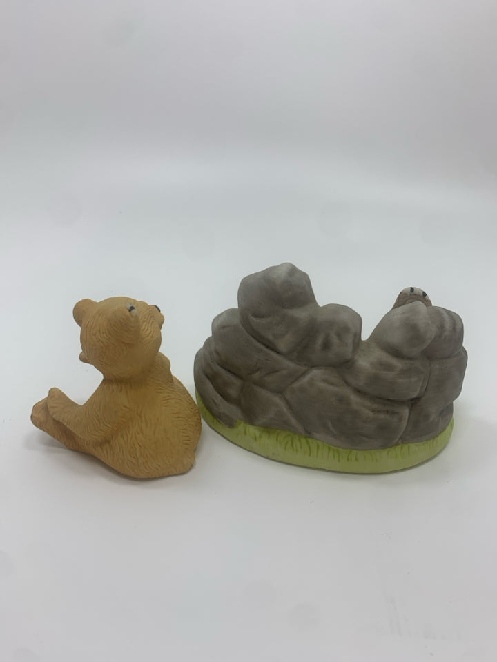 2PC BEAR WOODLAND SURPRISES.