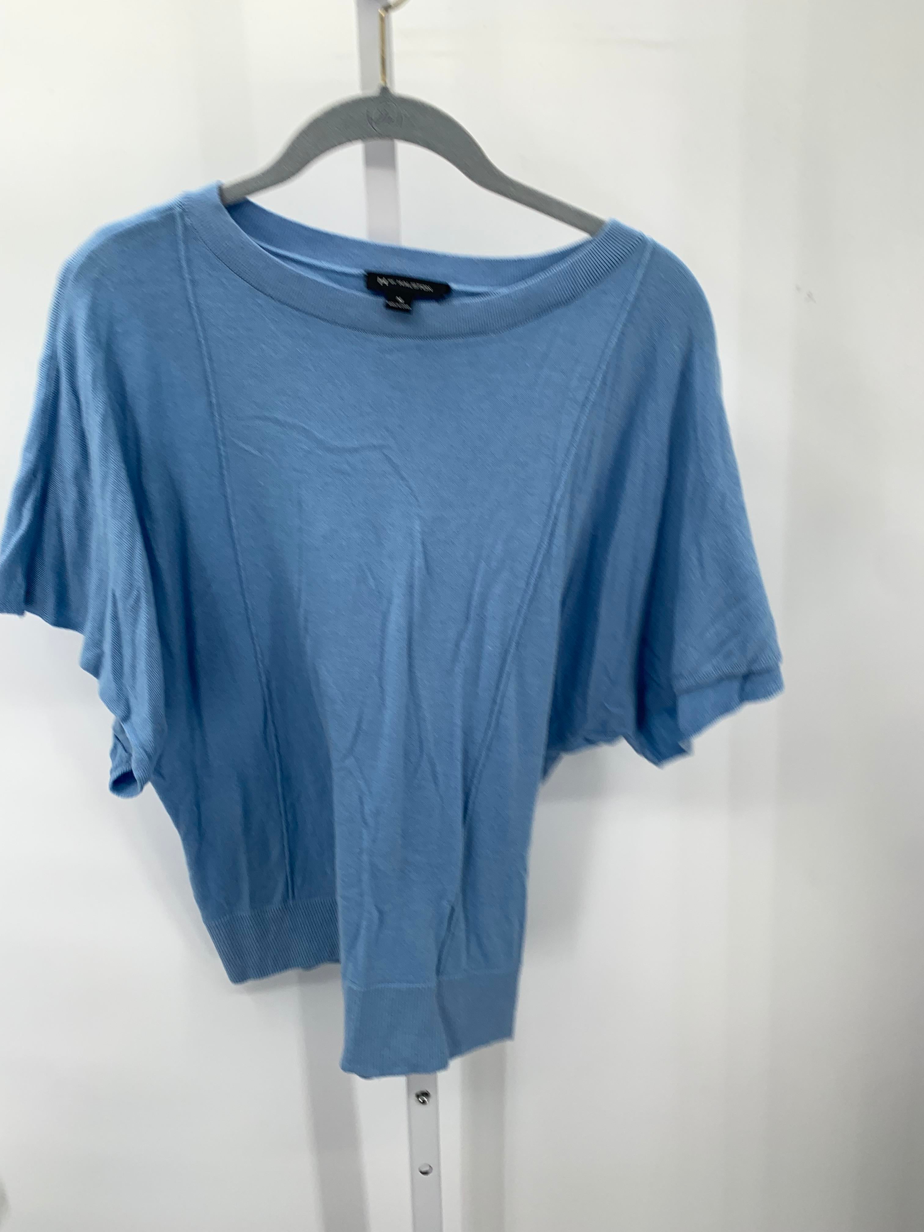 Halston Size Medium Misses Short Slv Sweater