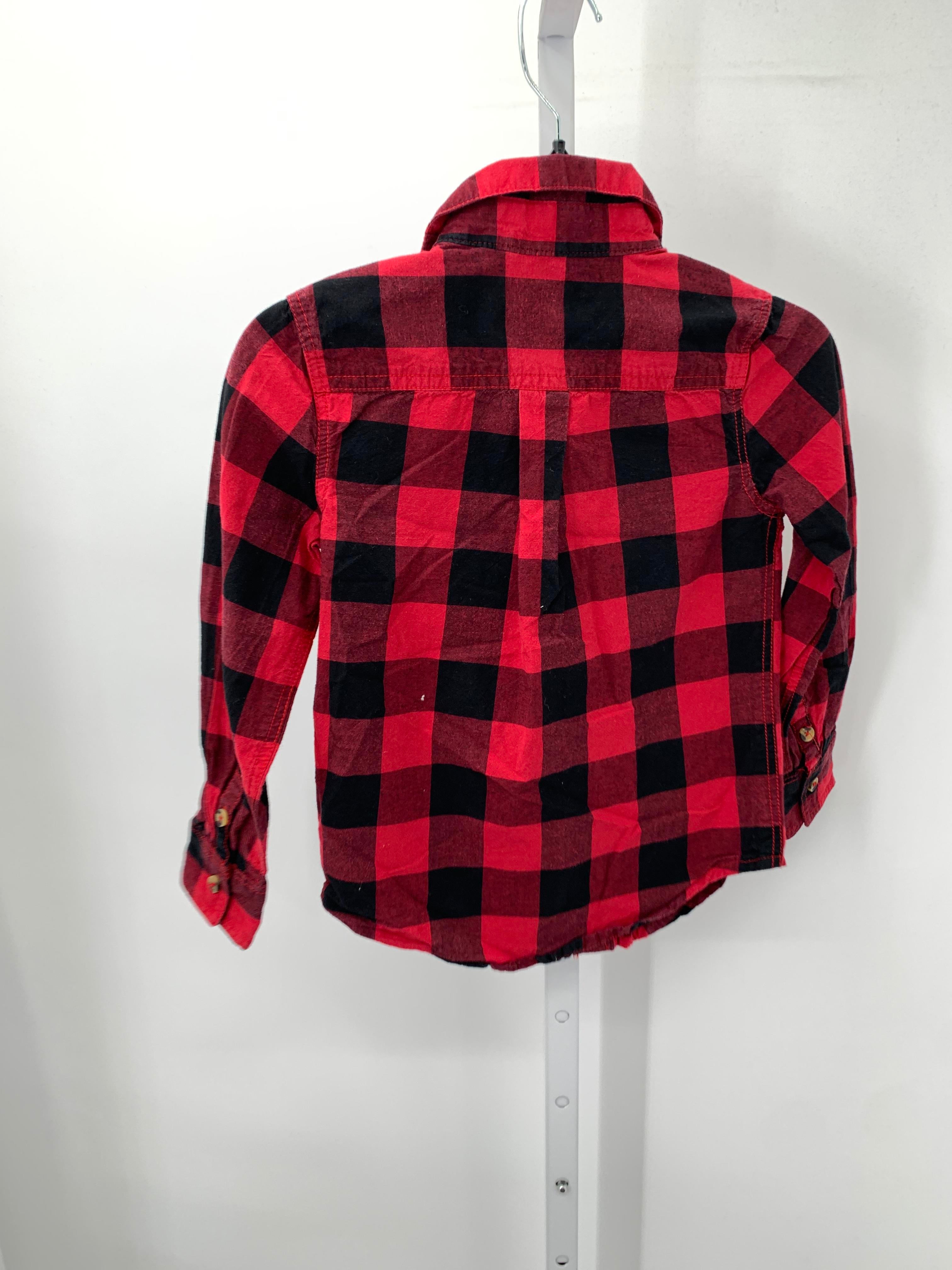 BLACK PLAID BTN DOWN