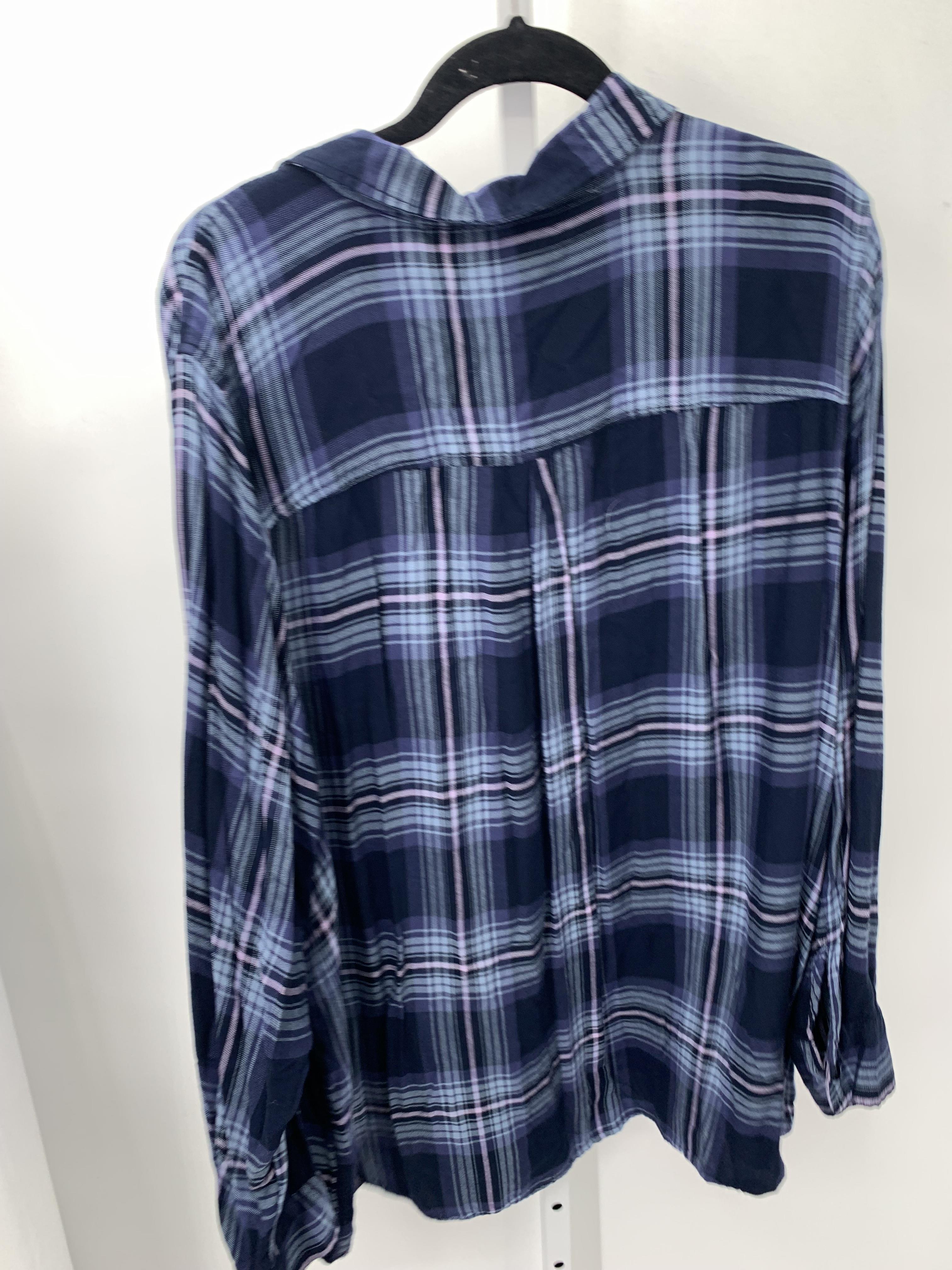 Terra & Sky Size 4X Womens Long Sleeve Shirt