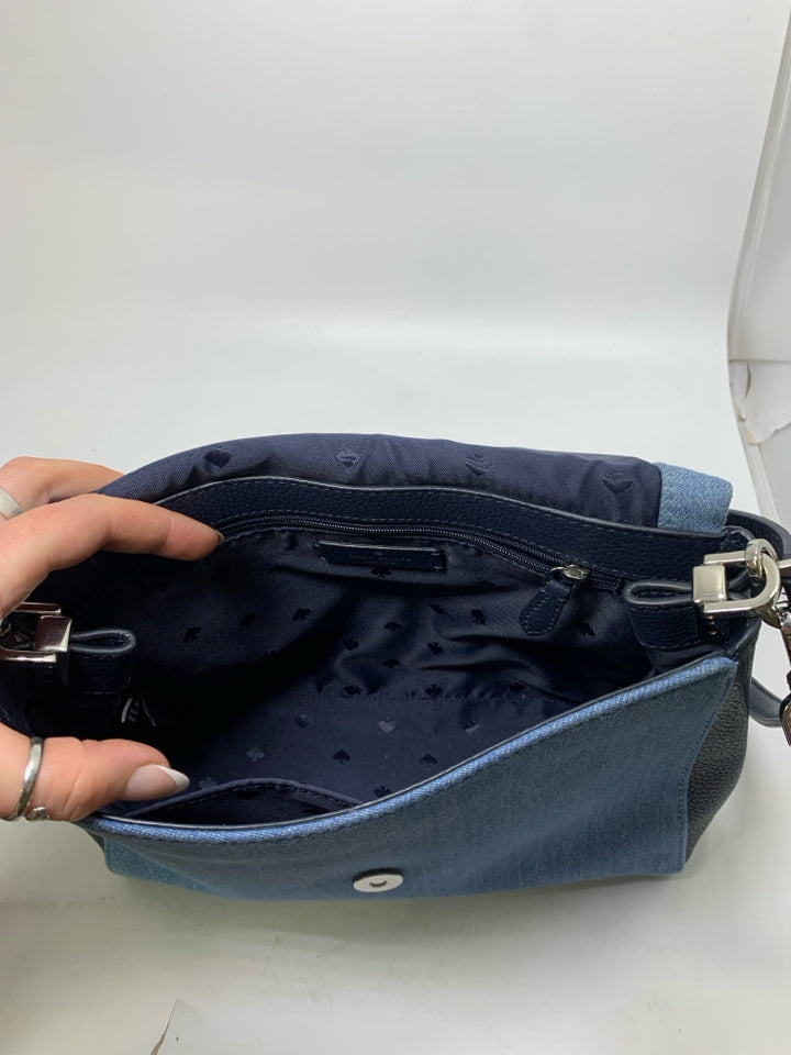 Kate Spade Denim Leila Medium Flap Shoulder Bag