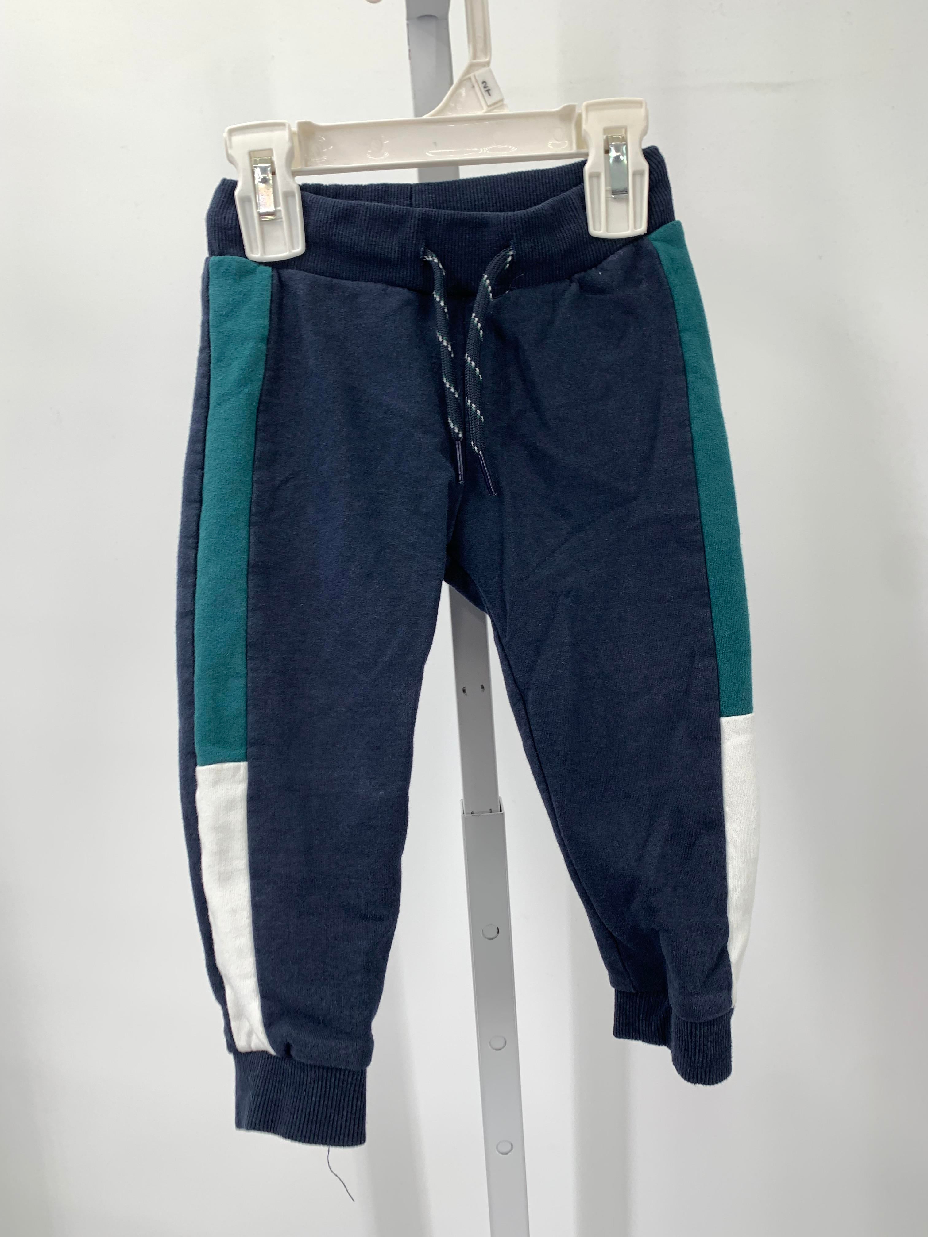 DRAW WAIST GREEN STRIPE