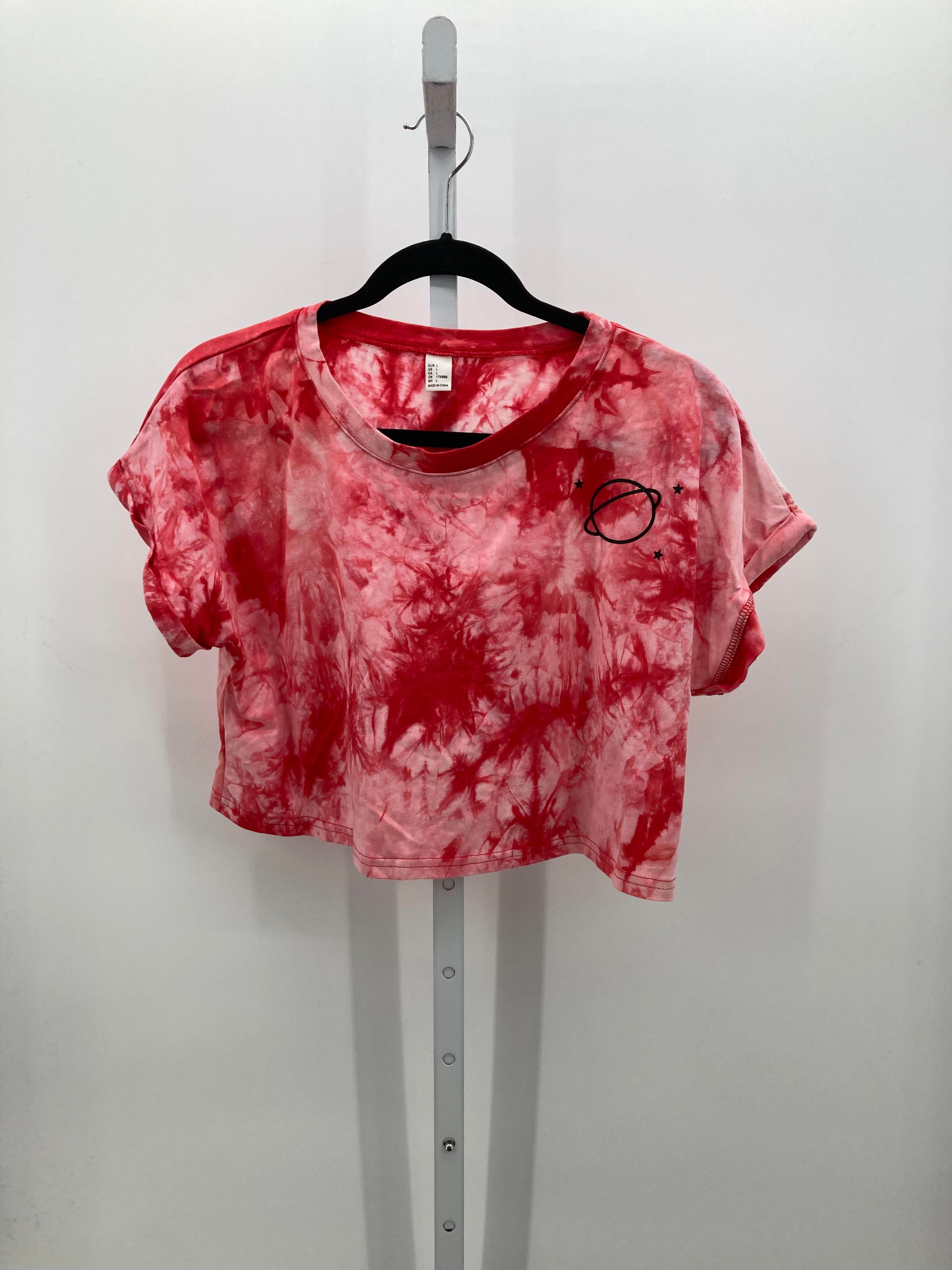 Size Large Juniors Short Sleeve Shirt