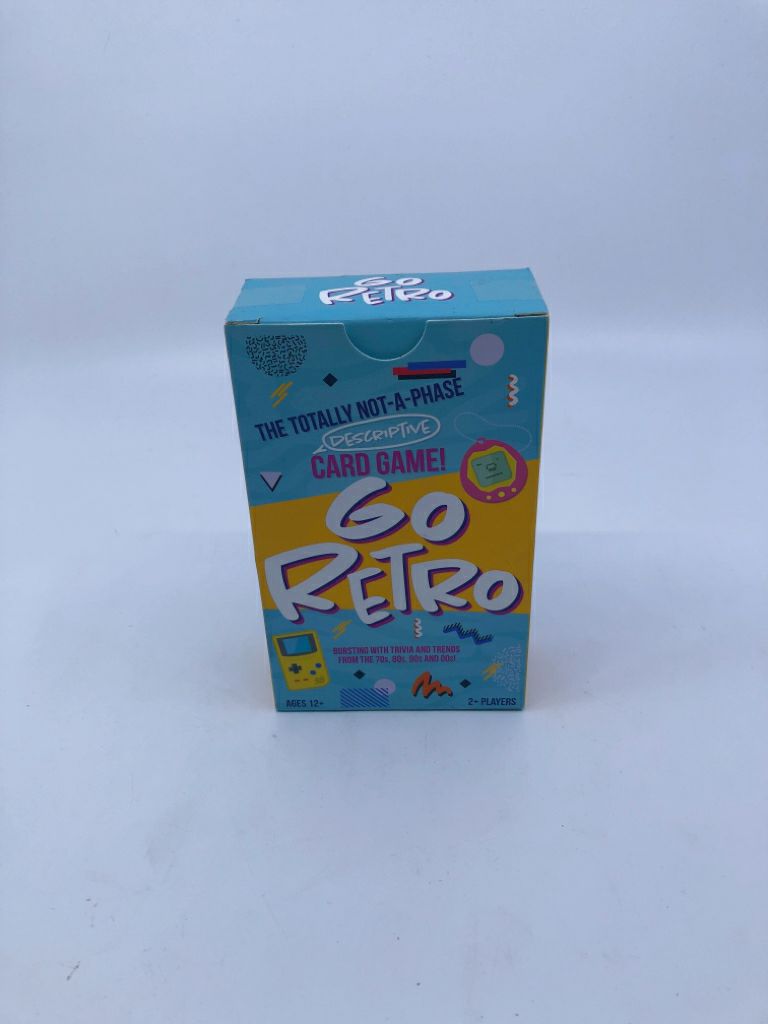 NIP GO RETRO CARD GAME.