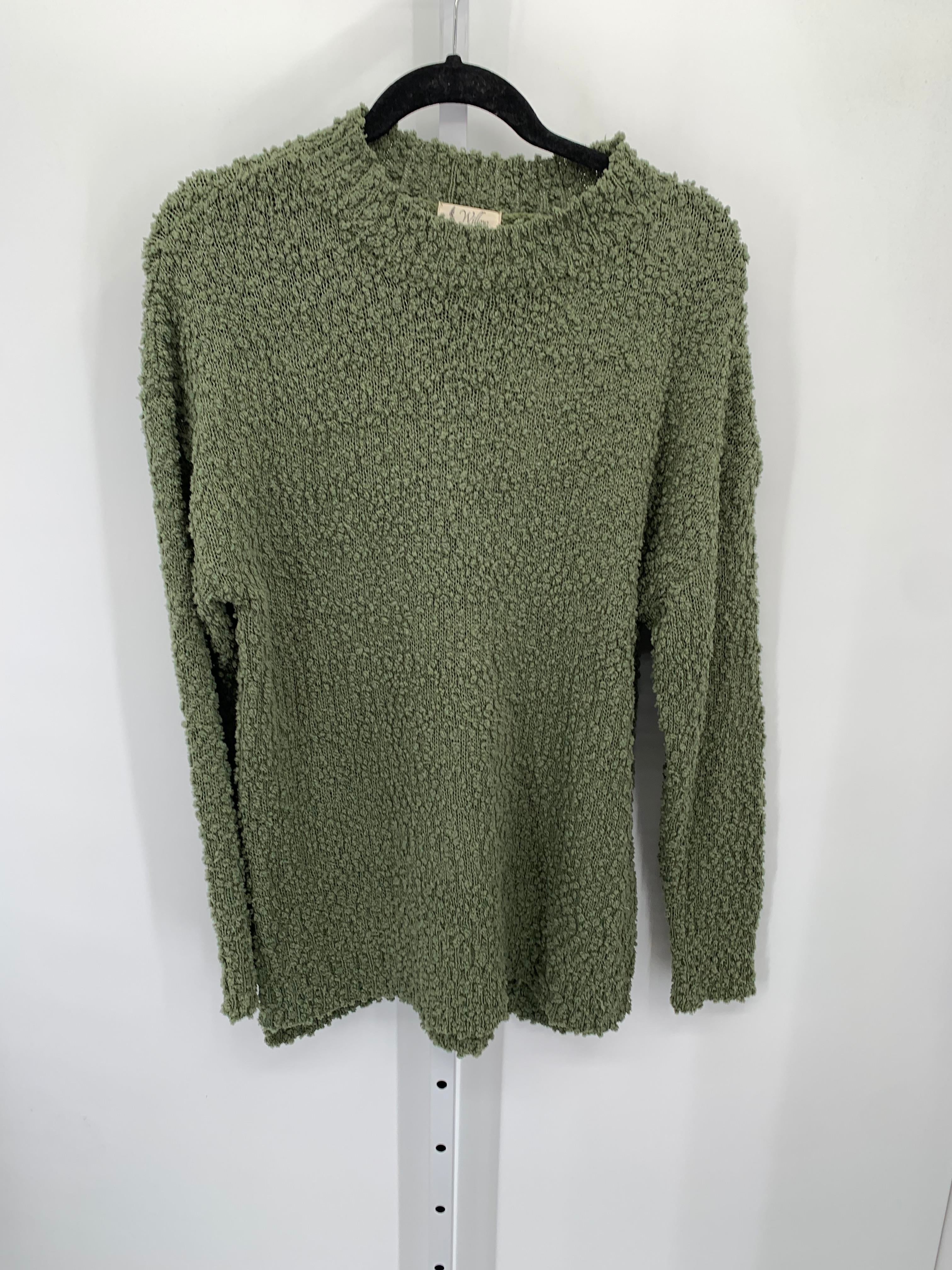 Willow Size Medium Misses Long Slv Sweater