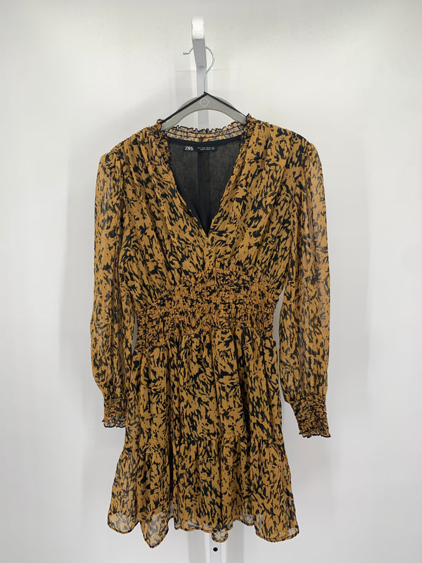 Zara Size Small Misses Long Sleeve Dress