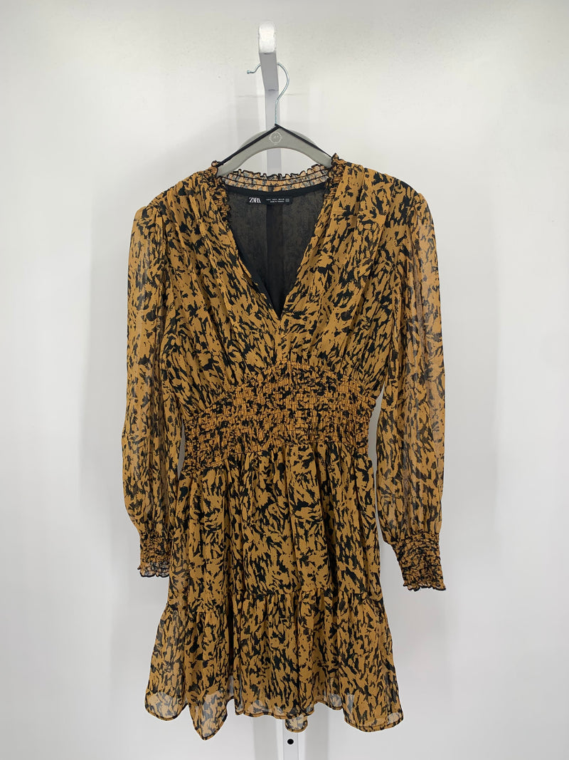 Zara Size Small Misses Long Sleeve Dress