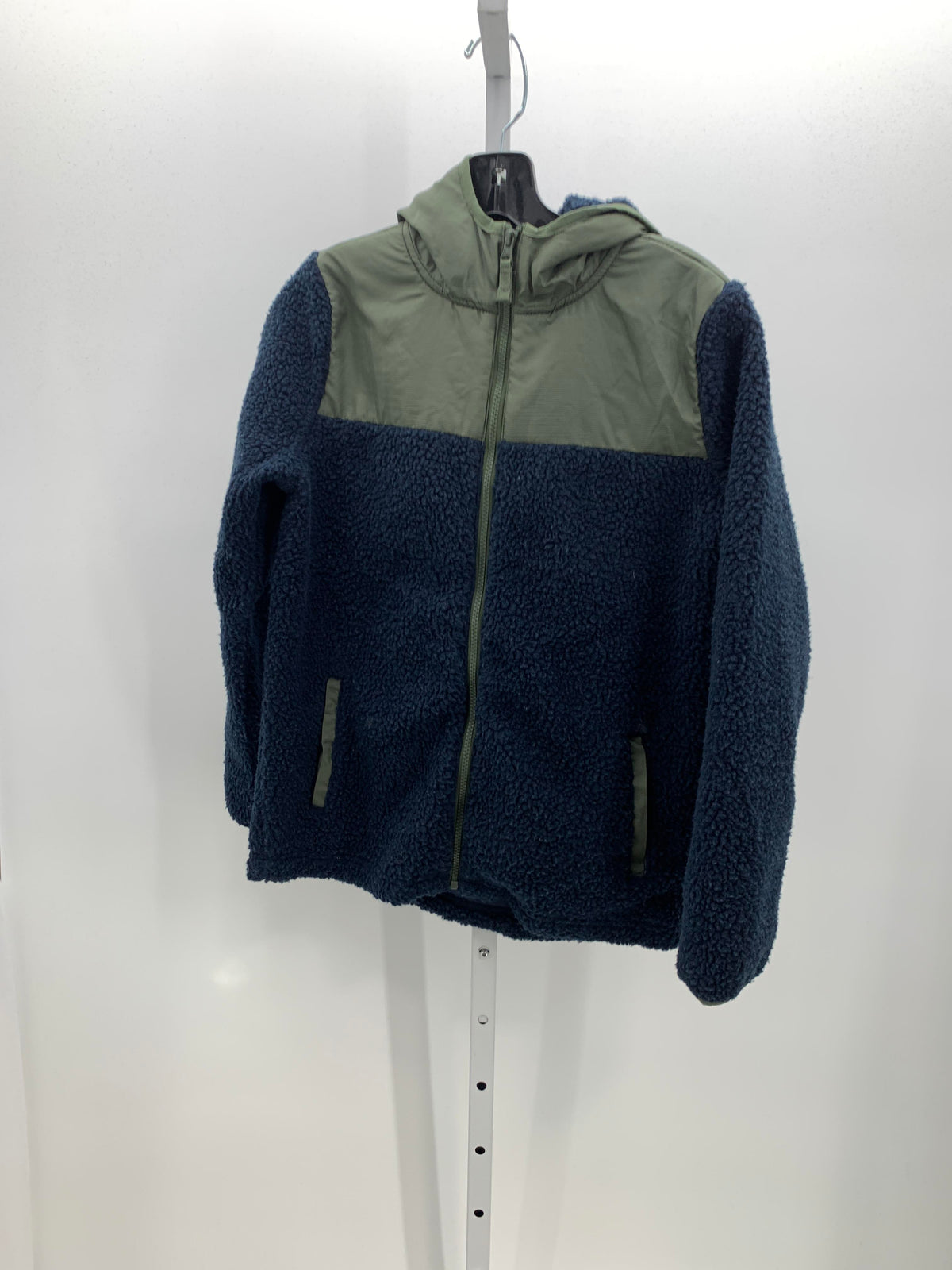 HOODED ZIP SHERPA