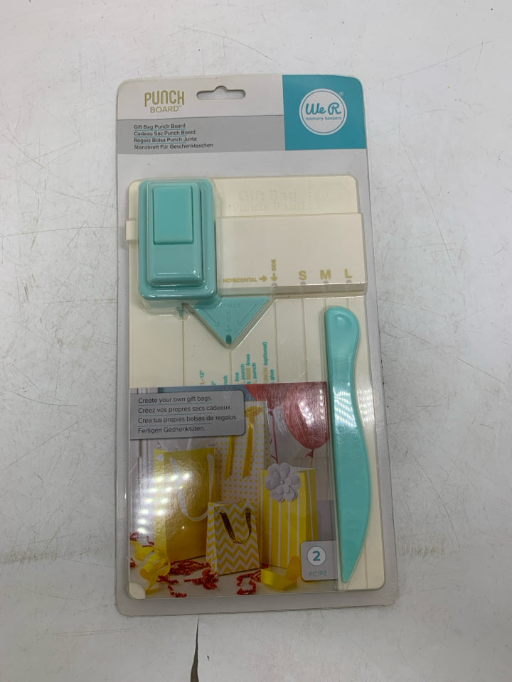 NIP GIFT BAG PUNCH BOARD.