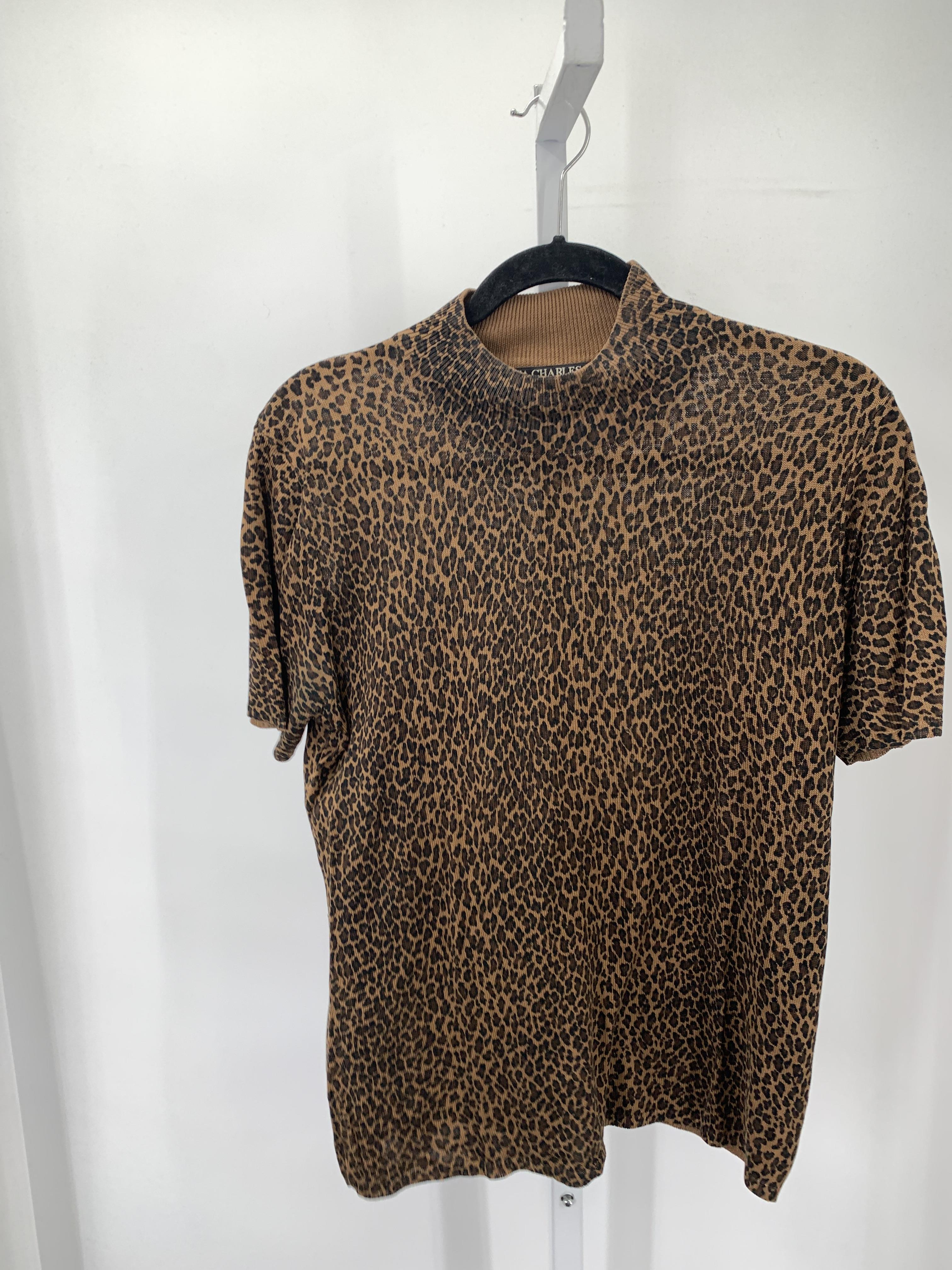 Kasper Size Large Misses Short Slv Sweater