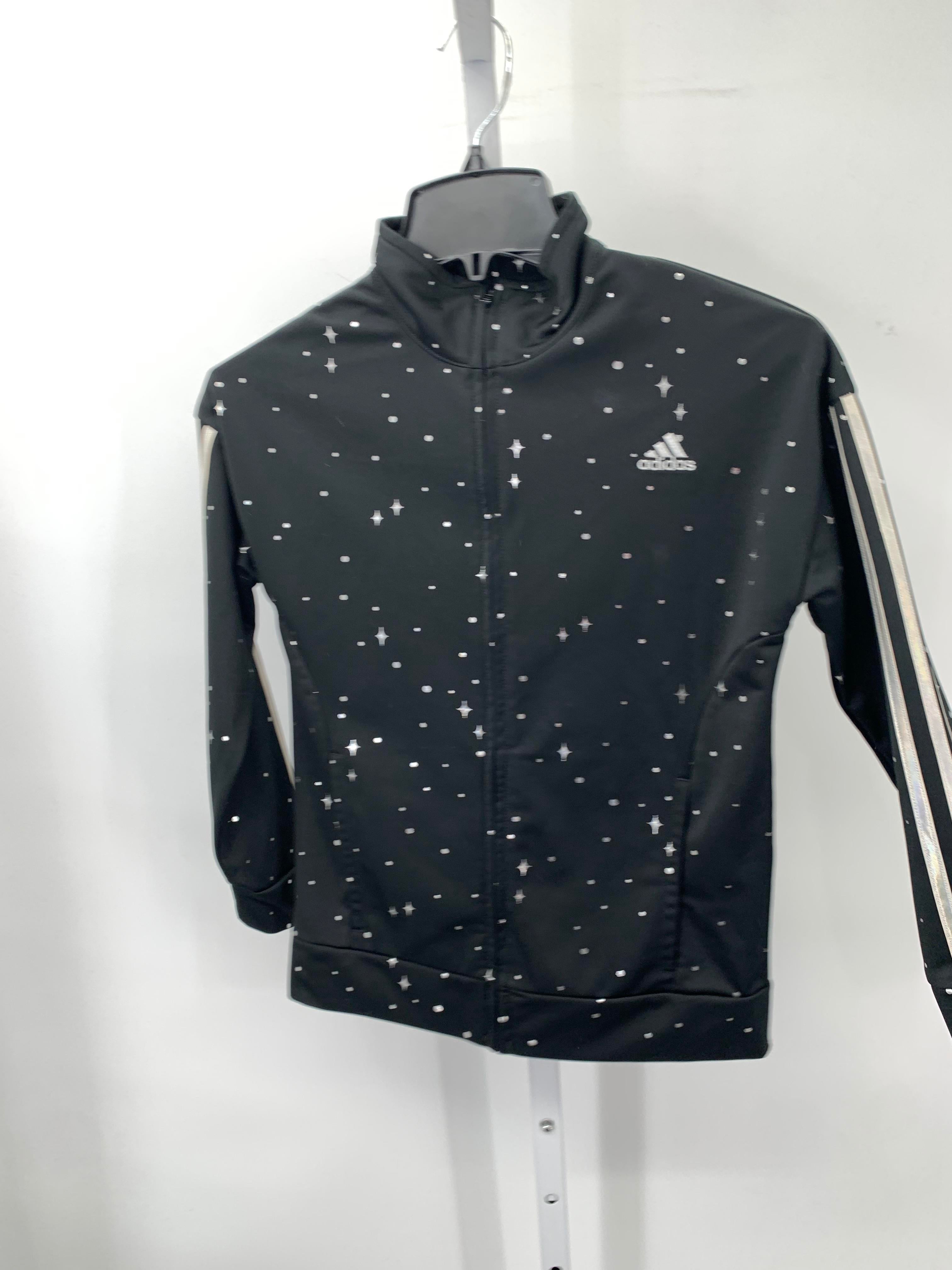 Adidas Size 10-12 Girls Sweat Jacket