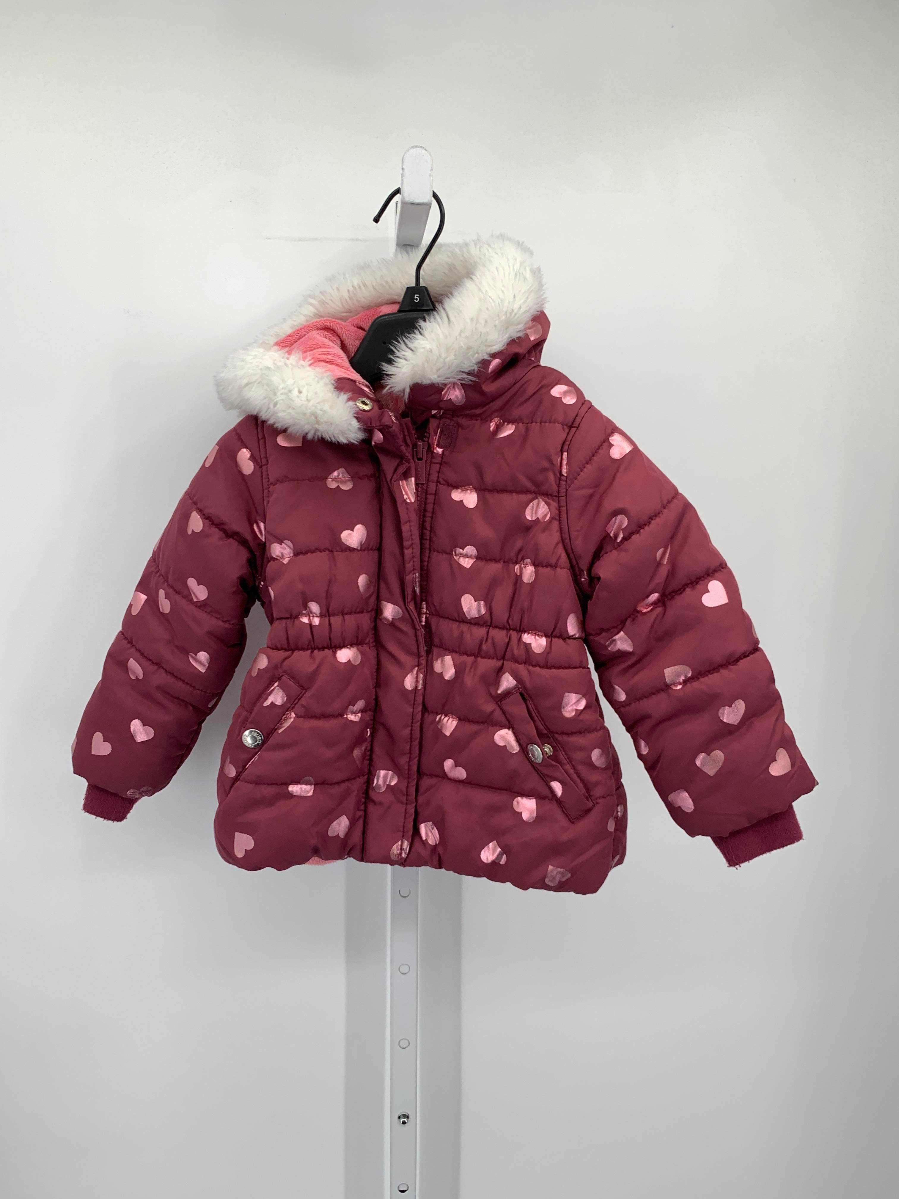 Carters Size 2T Girls Winter Coat