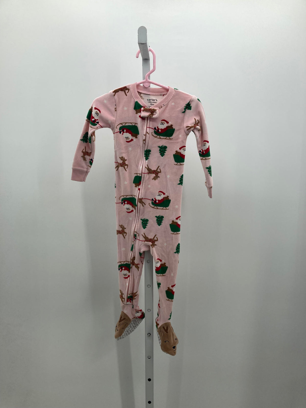 FLEECE SLEEPER SATAN REINDEER