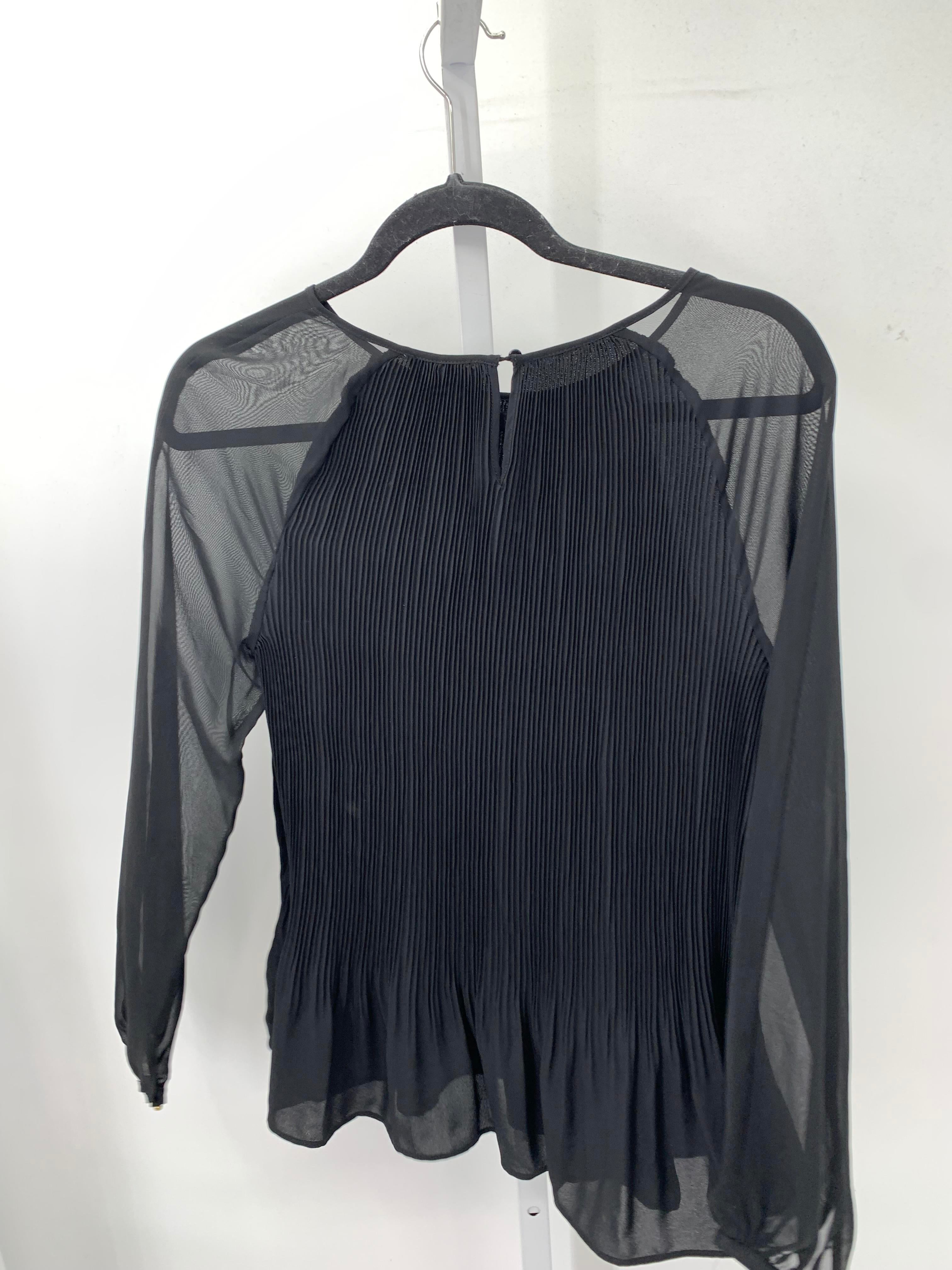 Carmen Marc Valvo Size Medium Petite Petite Long Sleeve Shirt