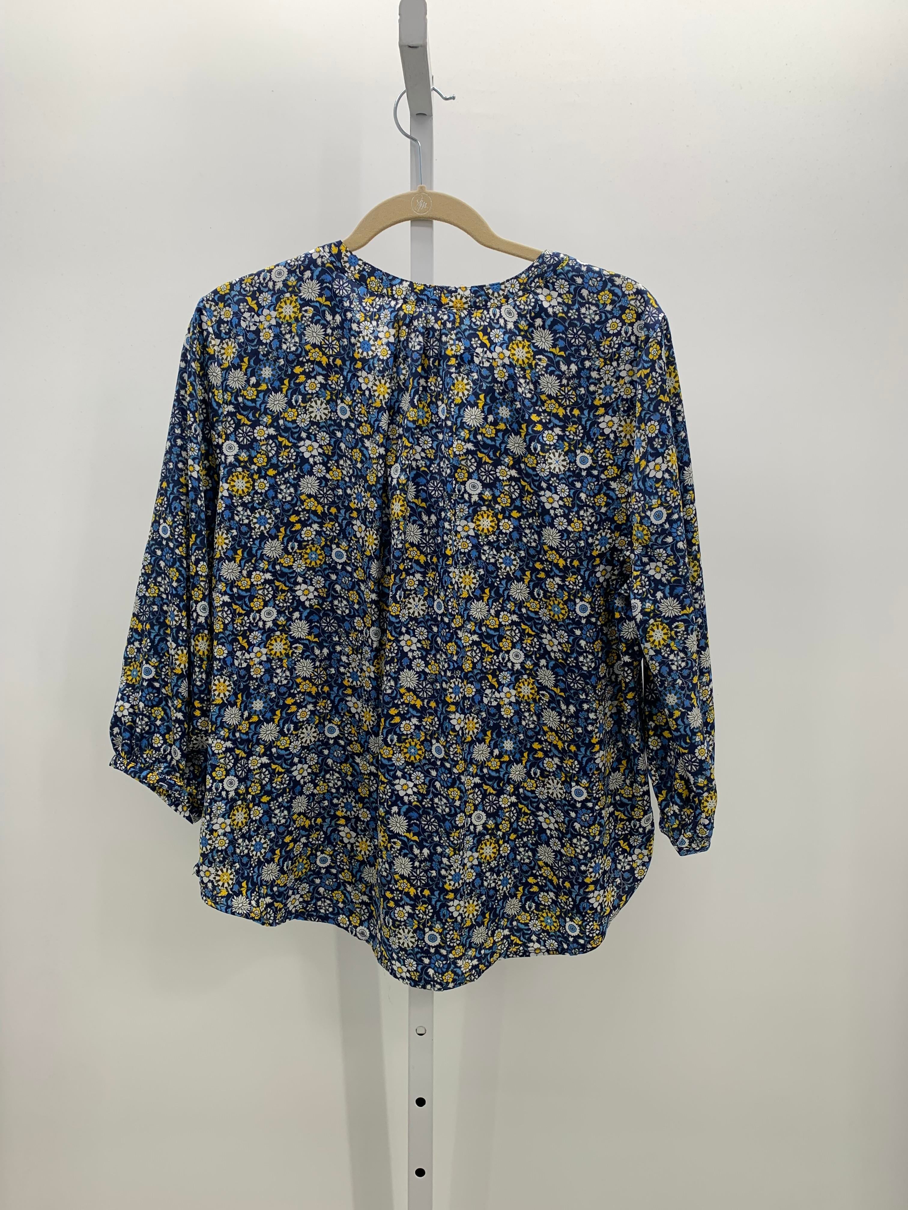 Liz Claiborne Size X Large Petite Petite 3/4 Sleeve Shirt