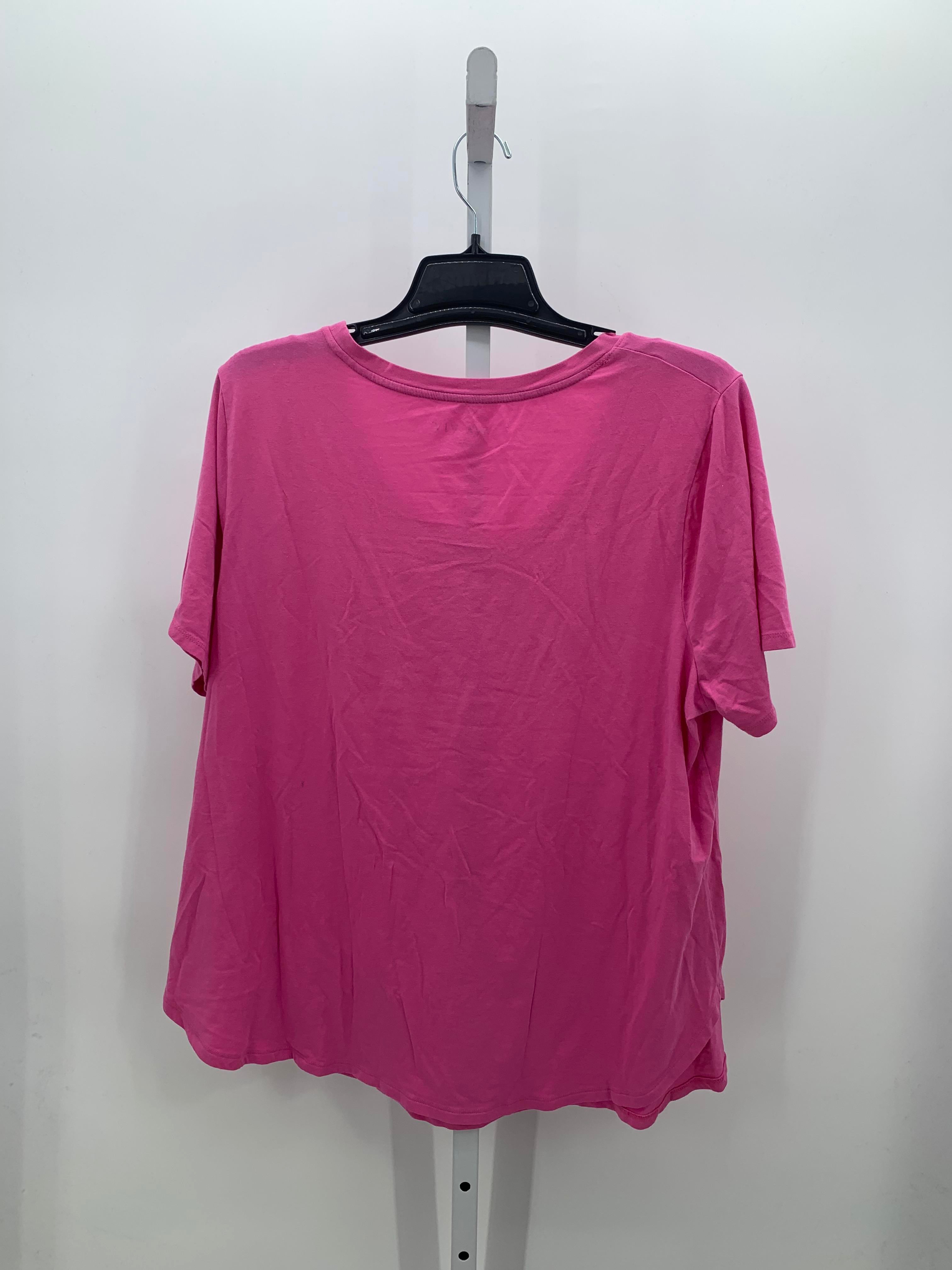 Ava & Viv Size 2X Womens Short Sleeve Shirt