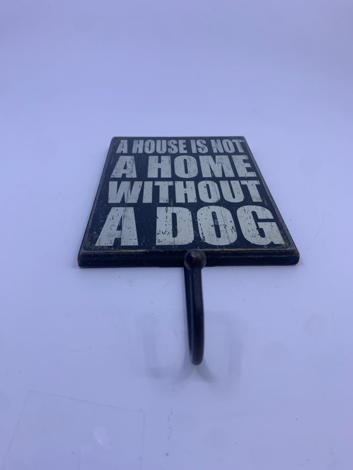 A HOUSE IS NOT BLACK WALL HANGING HOOK.