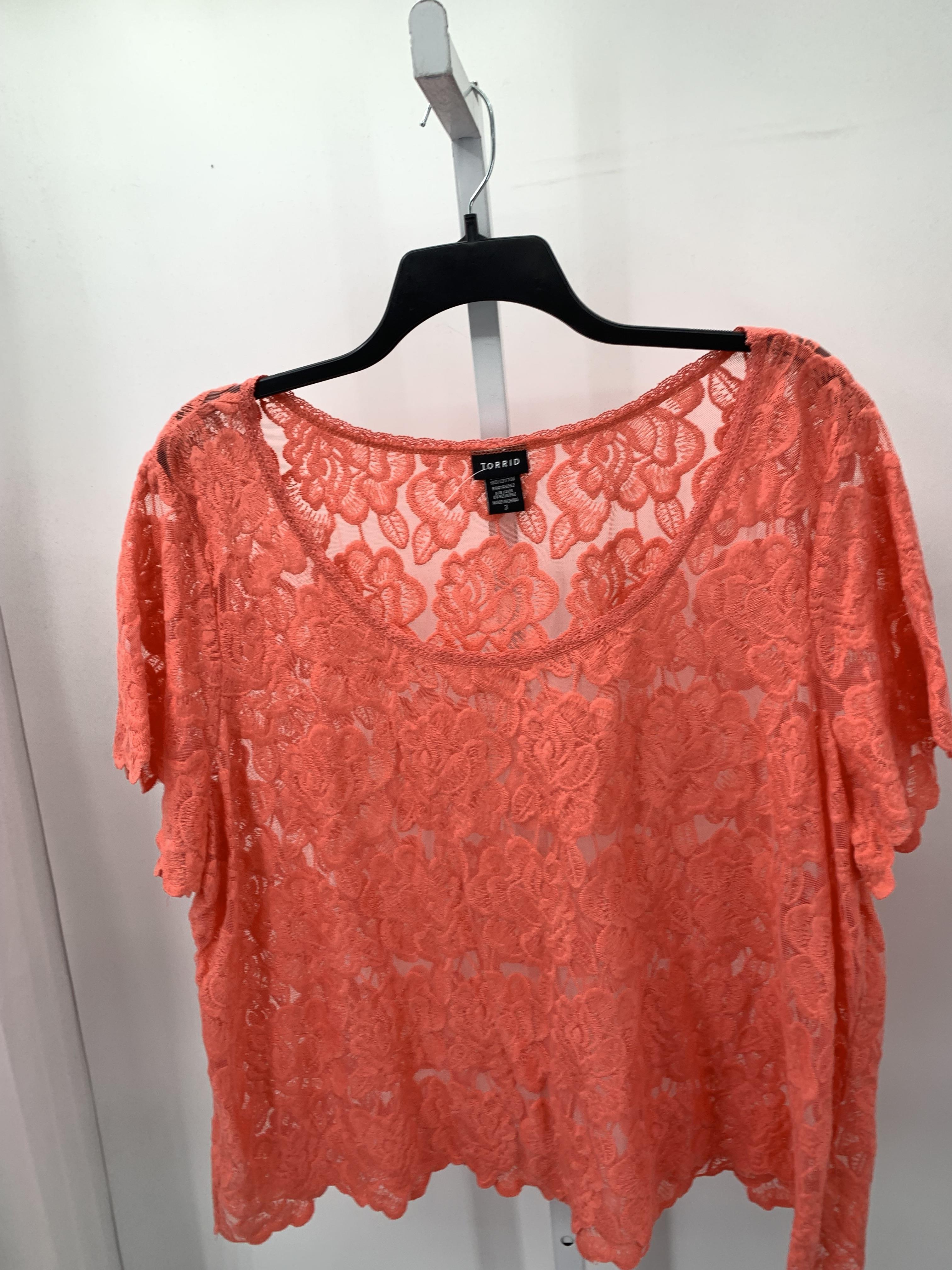 Torrid Size 3X Womens Short Sleeve Shirt