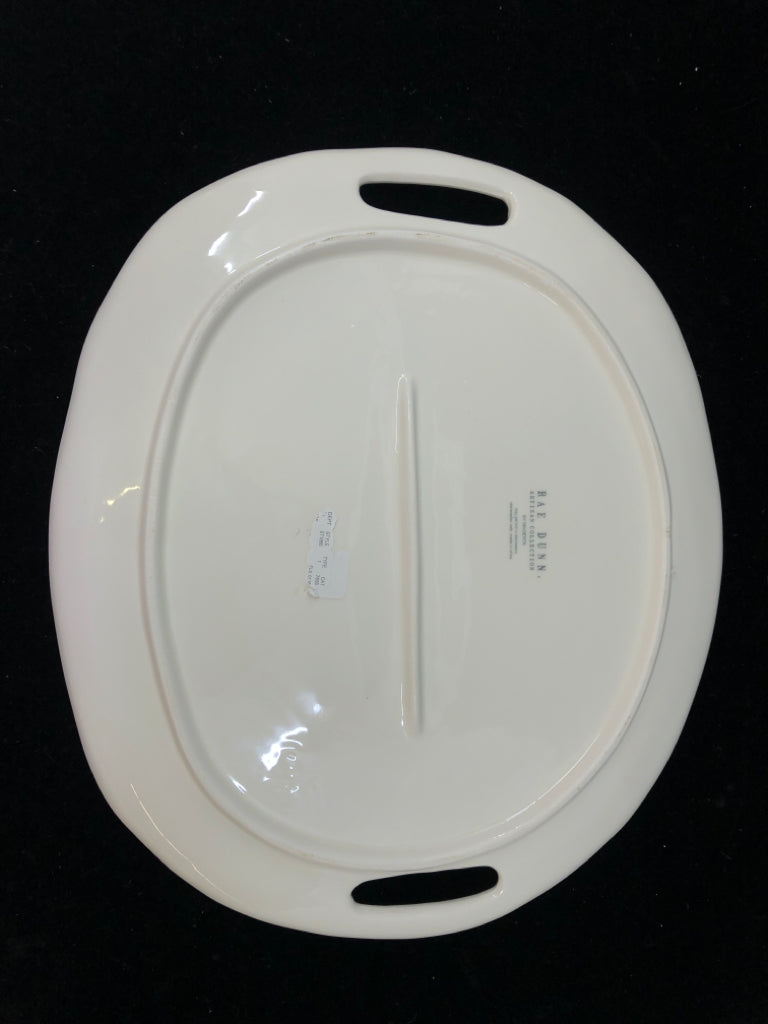 OVAL RAE DUN SERVE PLATE.