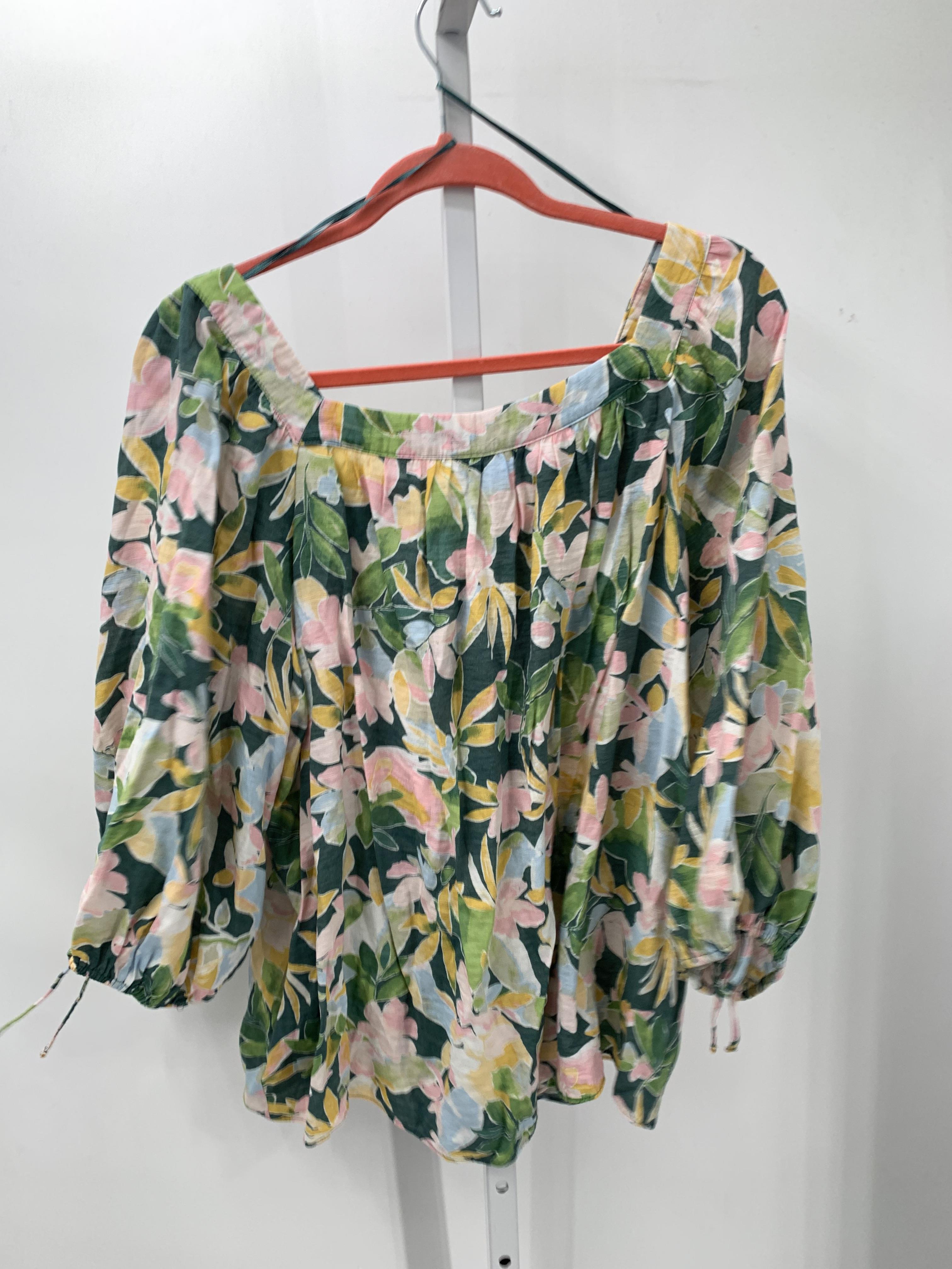 Lauren Conrad Size XXL Misses 3/4 Sleeve Shirt