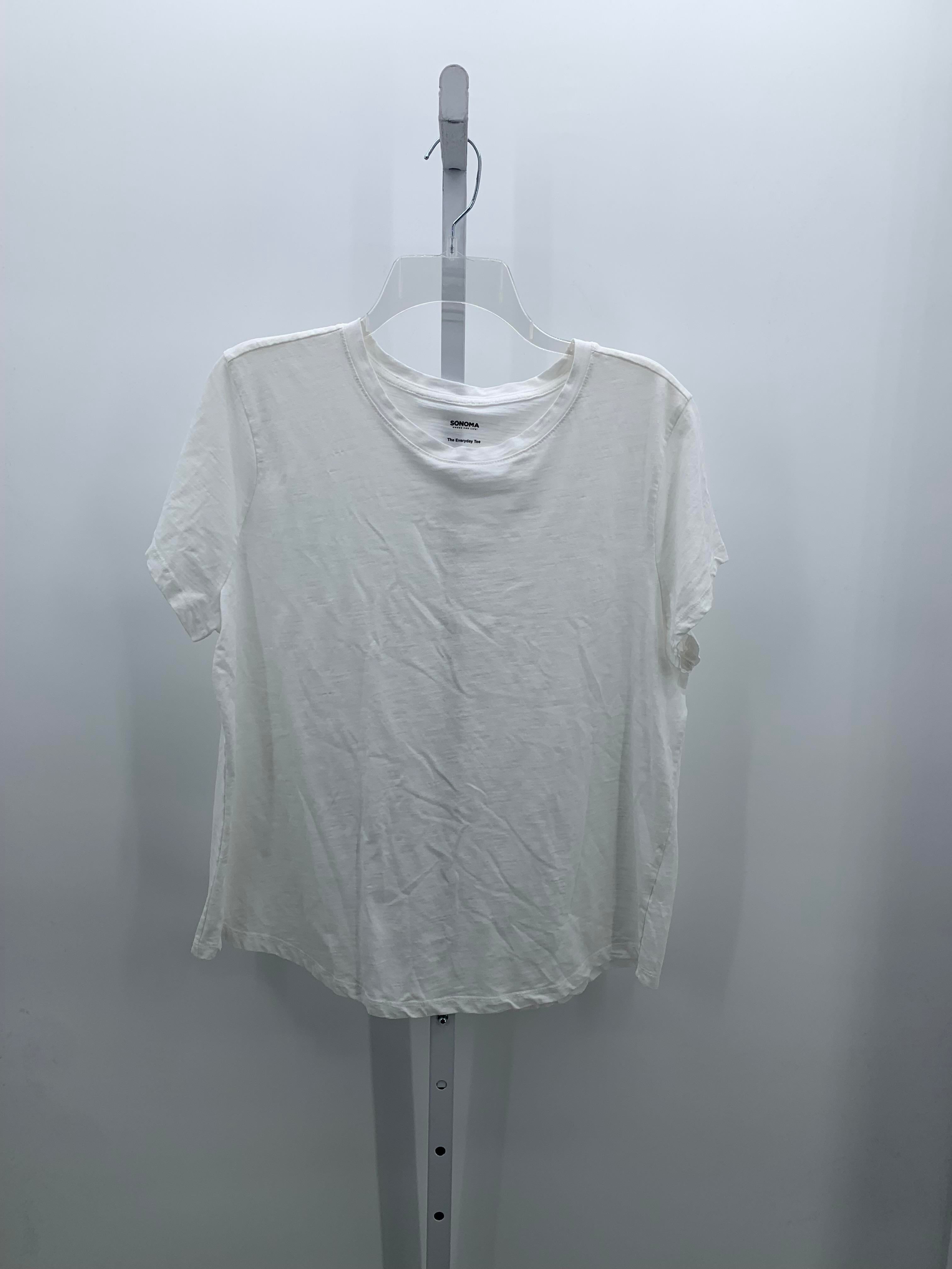 Sonoma Size X Large Petite Petite Short Sleeve Shirt