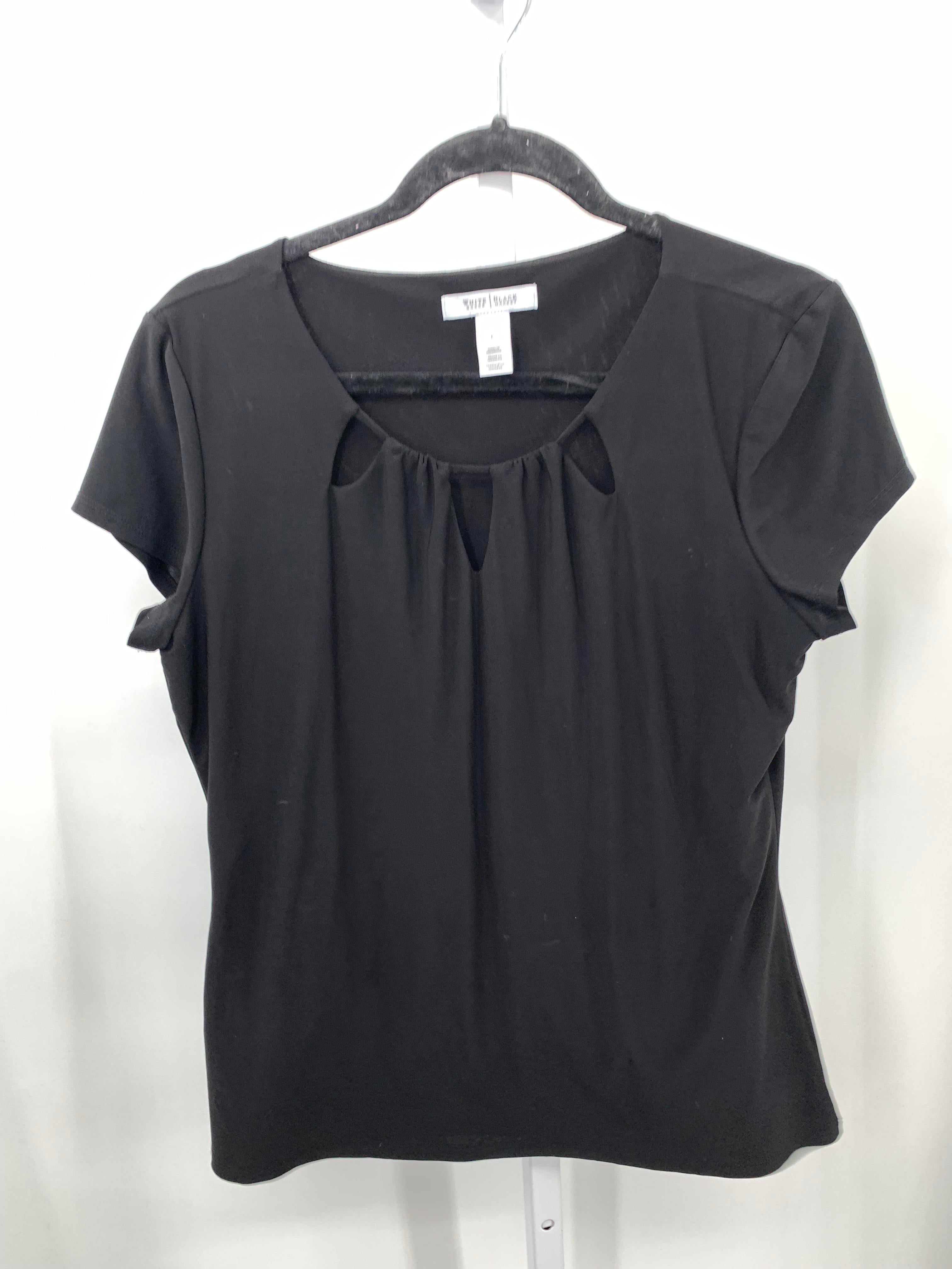White House Black Size Large Misses Short Sleeve Shirt