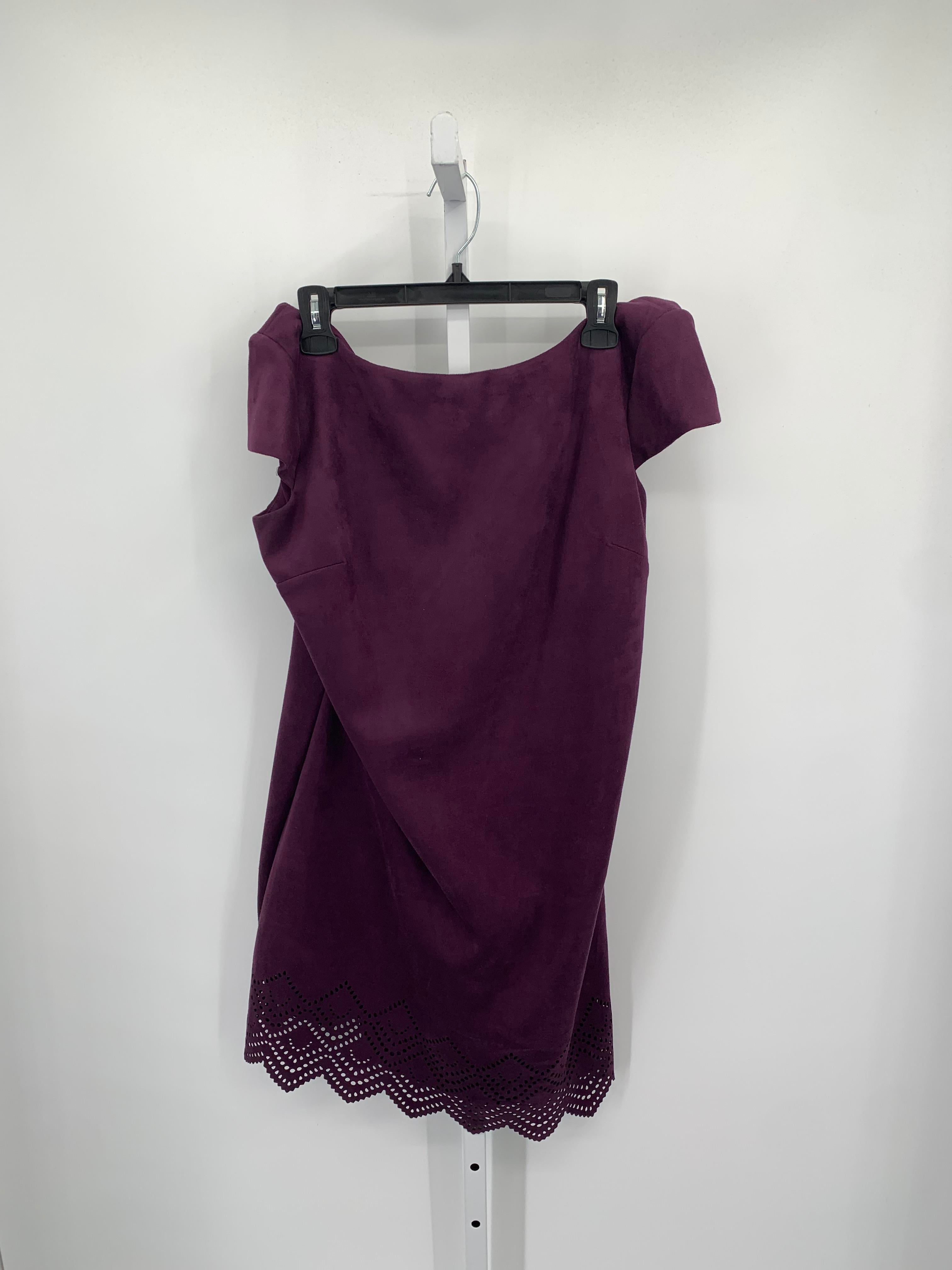 Vince Camuto Size 16 Misses Short Sleeve Dress