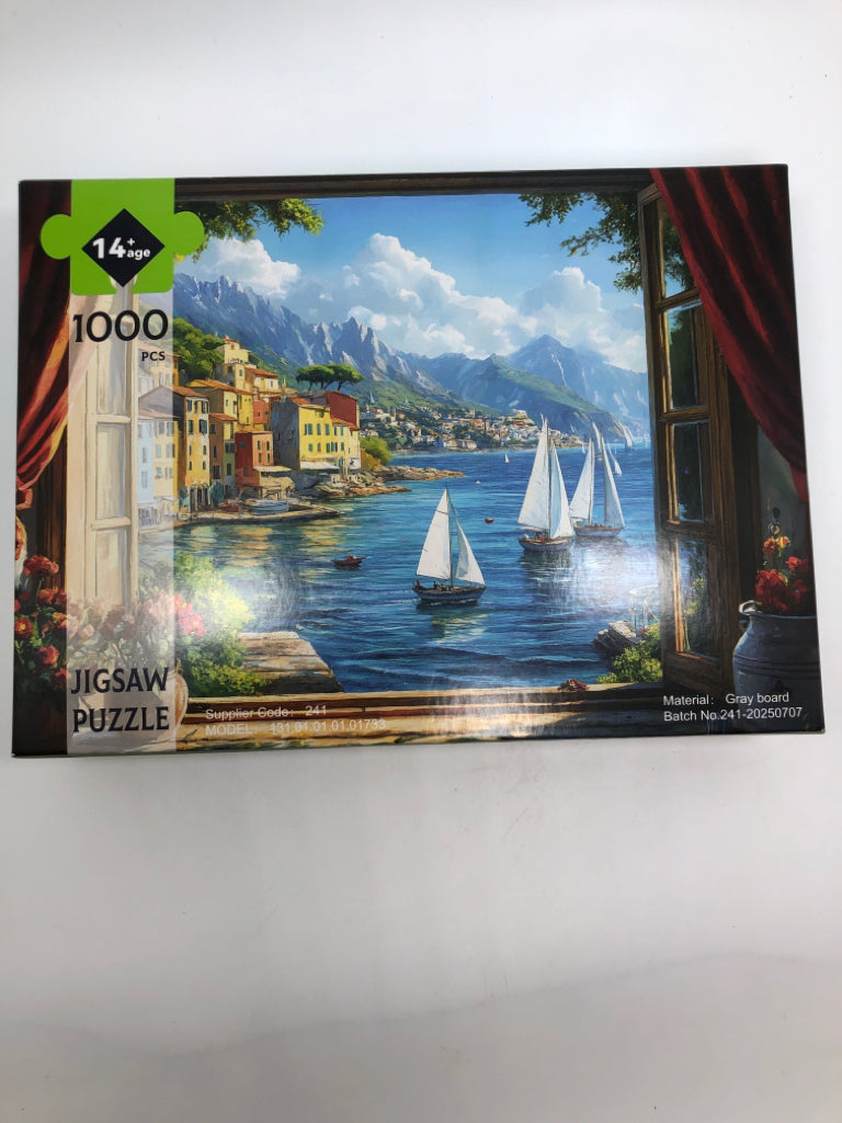 NIB SAILBOATS PUZZLE.