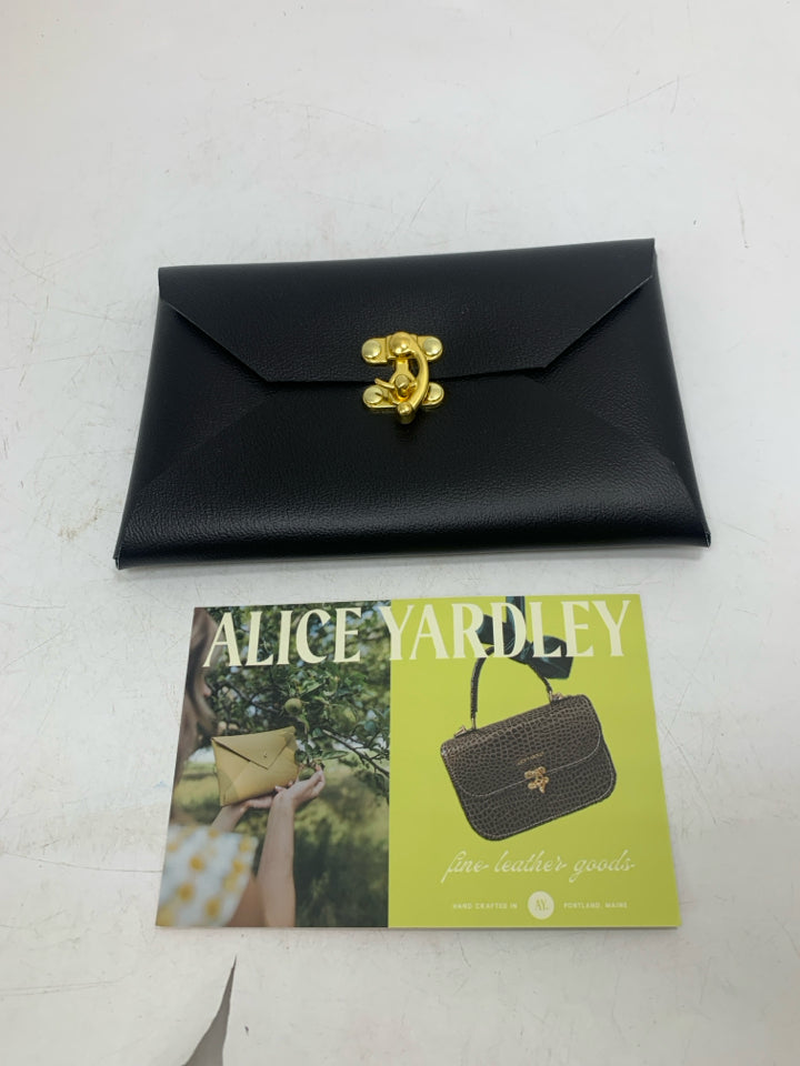 Alice Yardley Small Clasp Leather Clutch