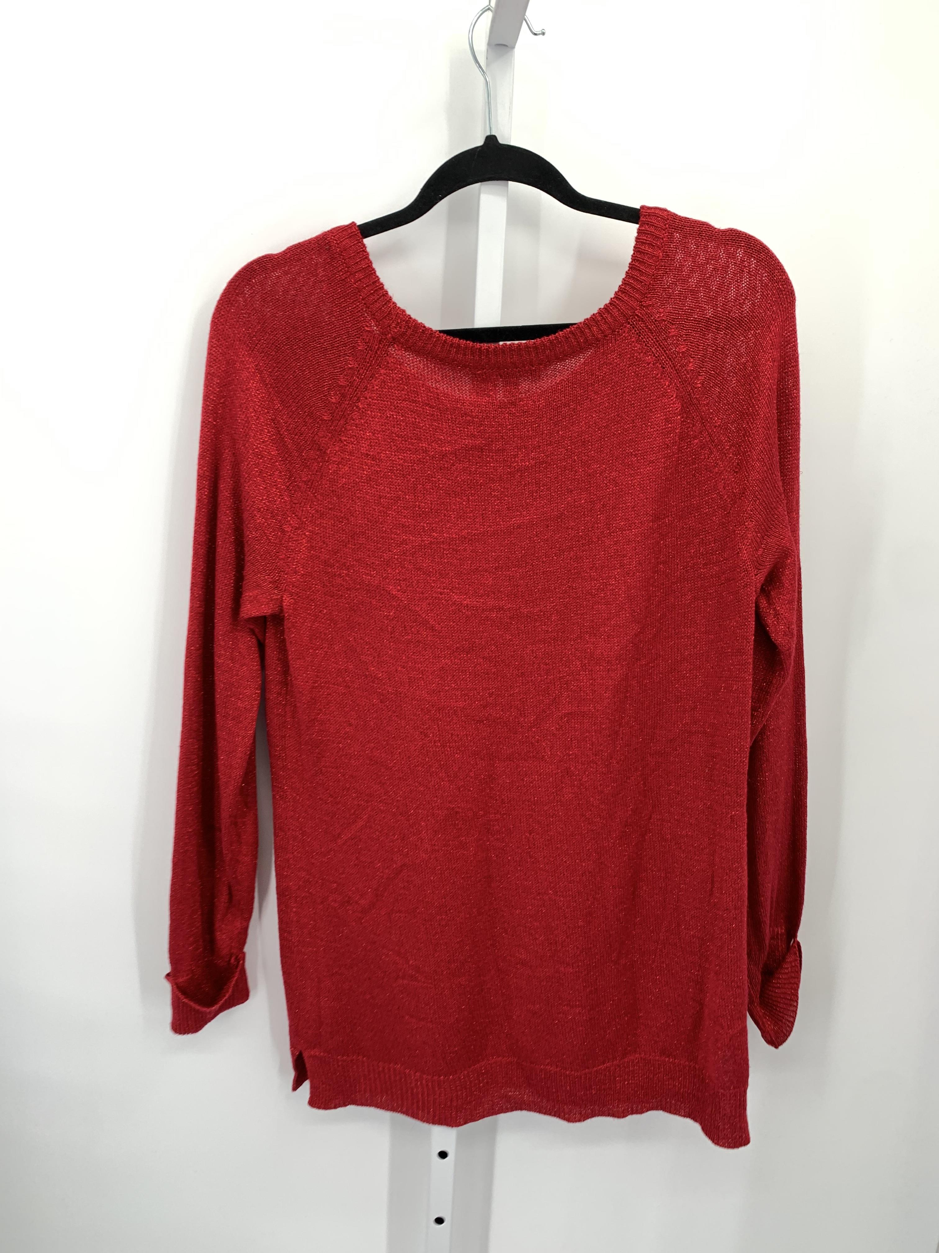 Cupio Size Large Misses Long Slv Sweater