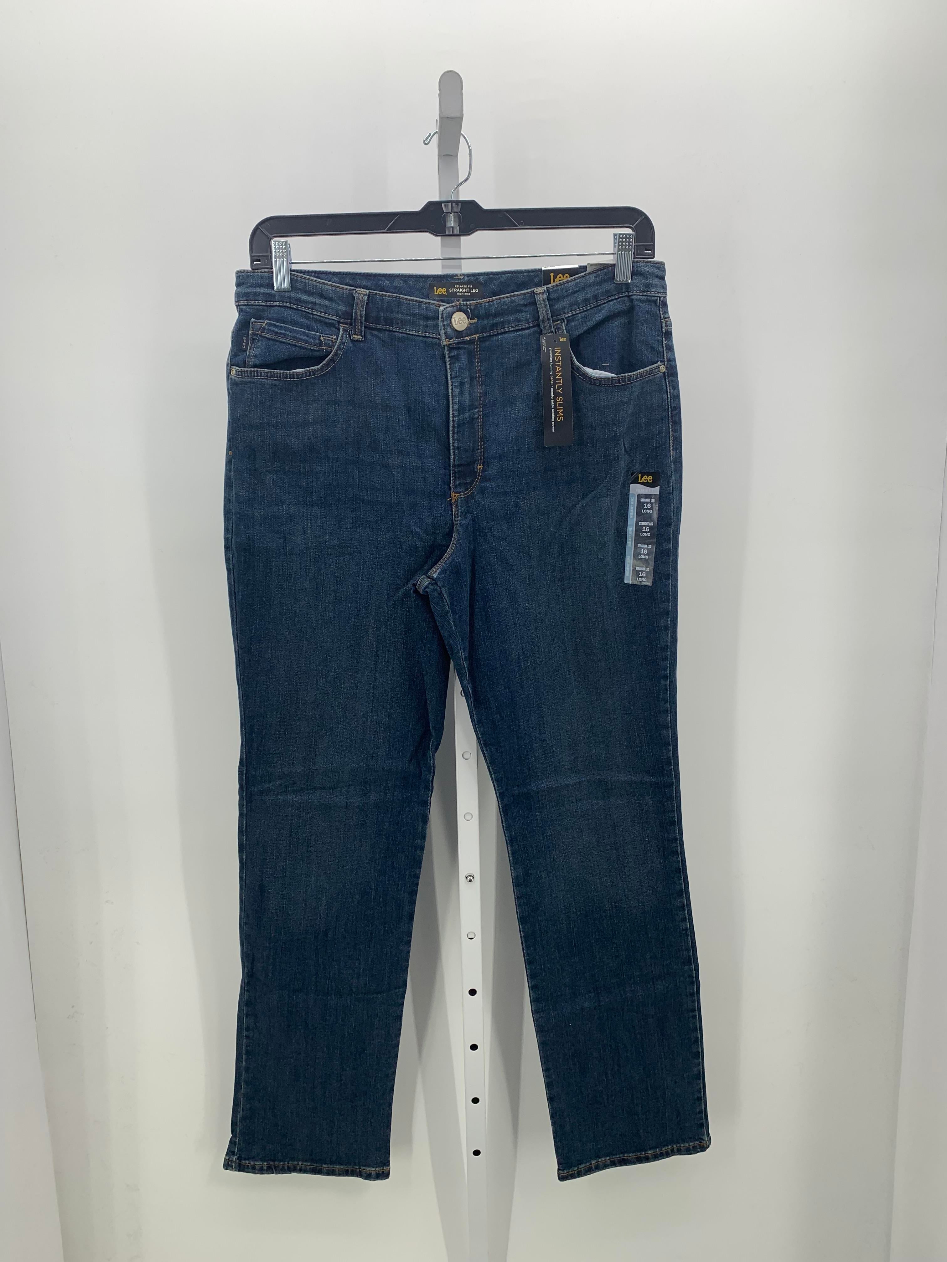 Lee Size 16 Long Misses Jeans