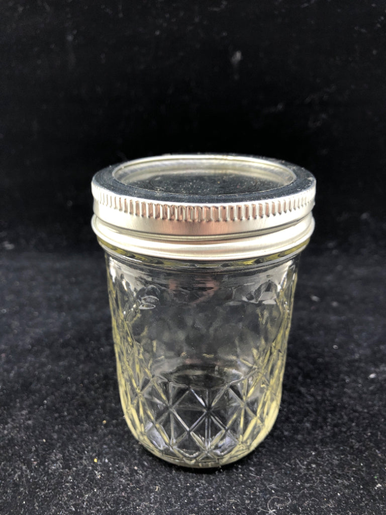 MASON JAR W/LID.