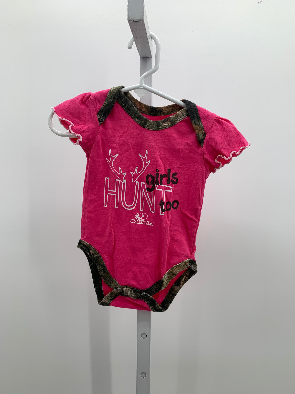 Mossy Oak Size 0-3 months Girls Short Sleeve Shirt